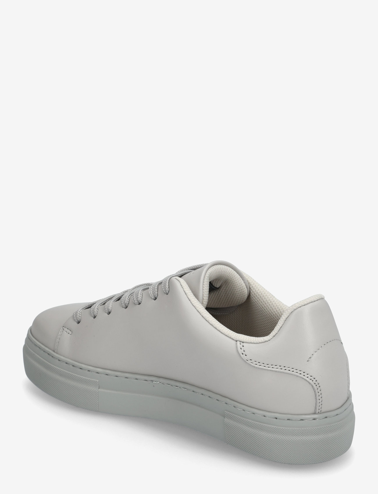 Selected - SLHDAVID CHUNKY LEATHER SNEAKER NOOS - madala säärega tossud - grey - 2