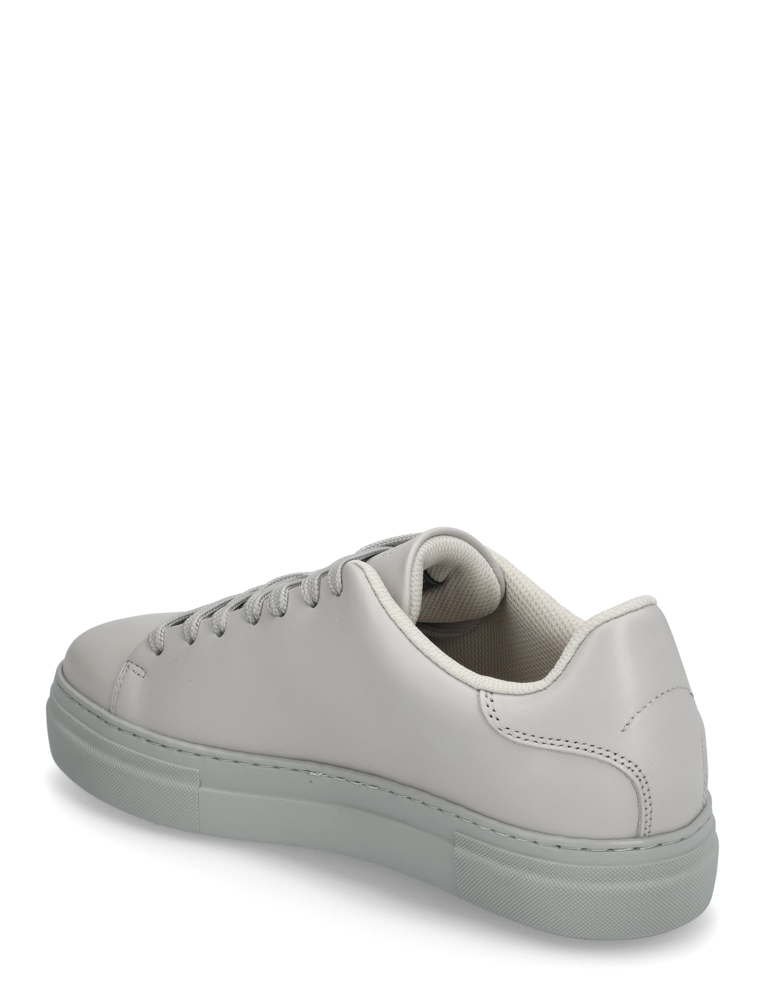 Selected - SLHDAVID CHUNKY LEATHER SNEAKER NOOS - lave sneakers - grey - 2