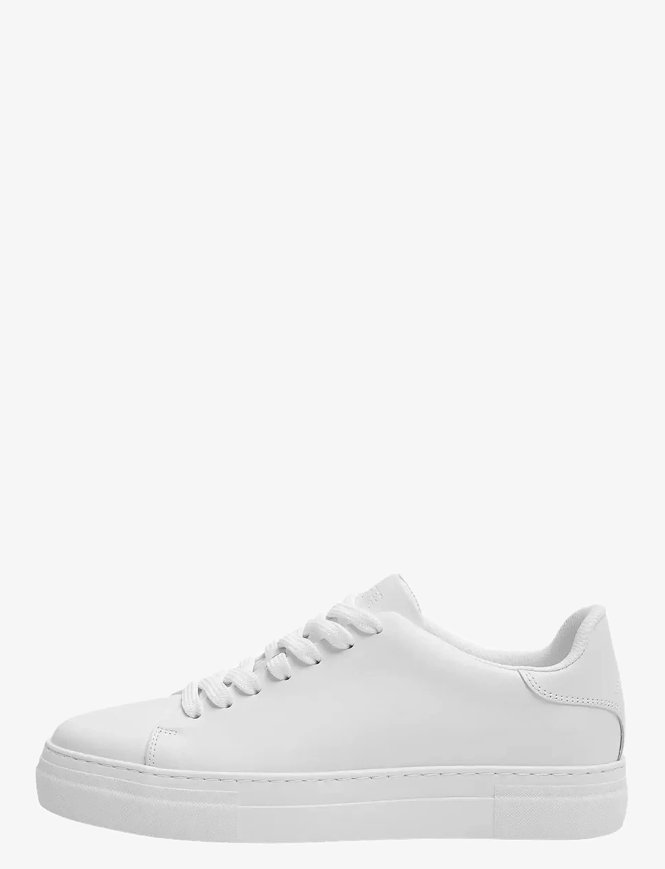 Selected - SLHDAVID CHUNKY LEATHER SNEAKER NOOS - laag sneakers - white - 1