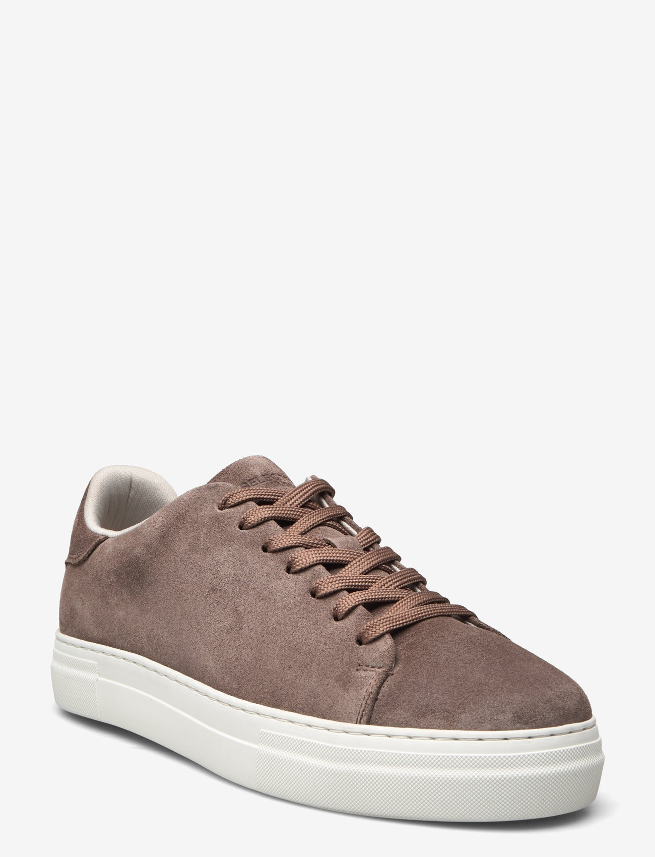 Selected - SLHDAVID CHUNKY SUEDE SNEAKER NOOS - låga sneakers - almondine - 1
