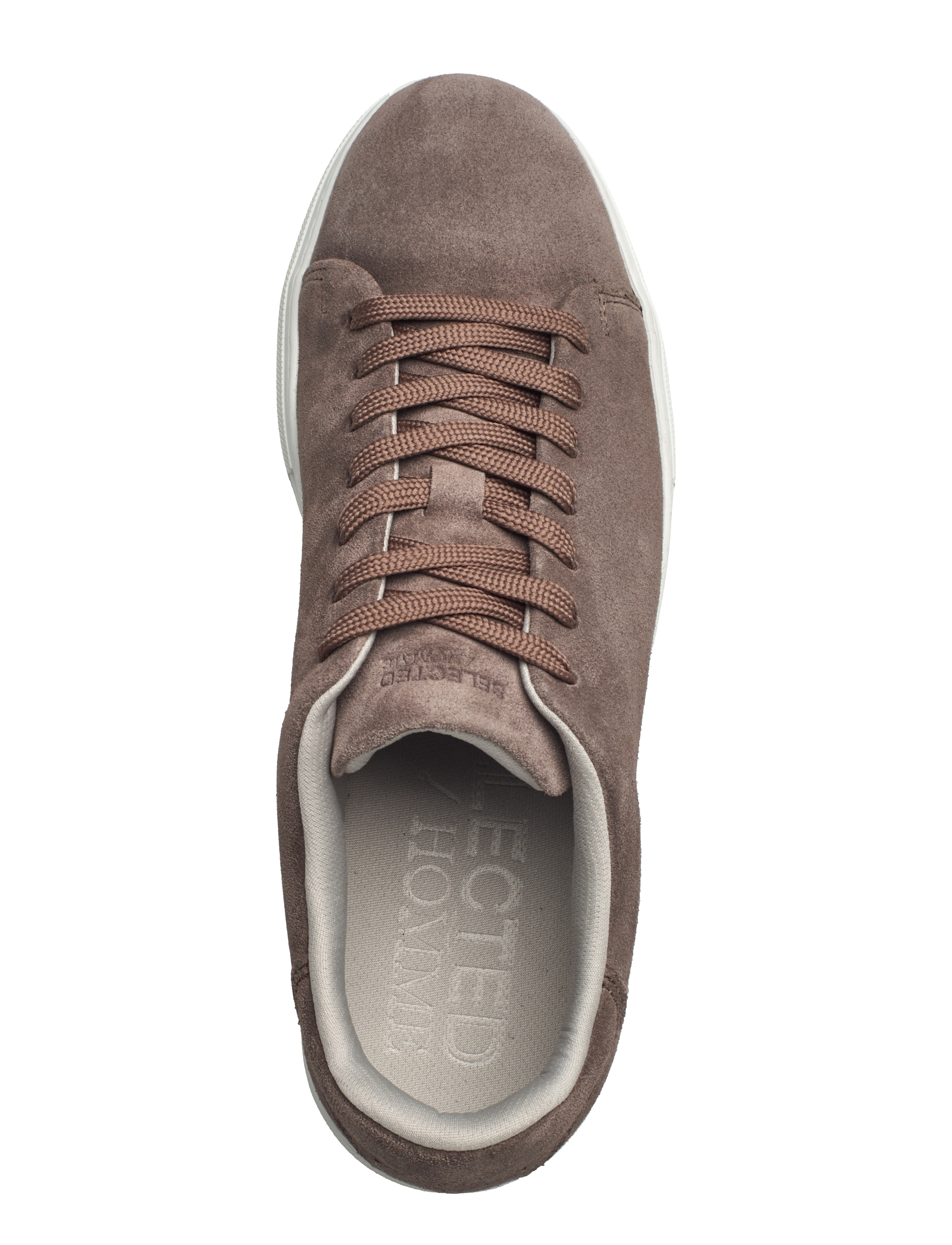 Selected - SLHDAVID CHUNKY SUEDE SNEAKER NOOS - almondine - 4