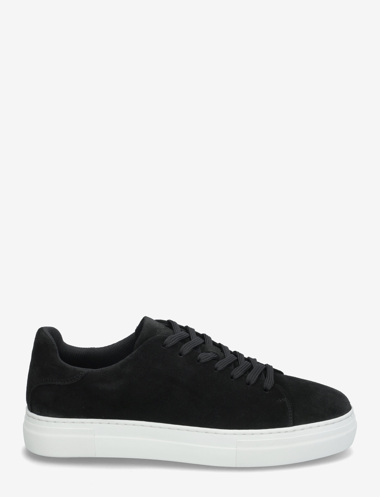 Selected - SLHDAVID CHUNKY SUEDE SNEAKER NOOS - låga sneakers - black - 1