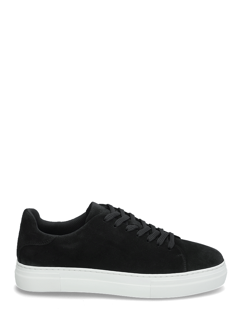 Selected - SLHDAVID CHUNKY SUEDE SNEAKER NOOS - niedriger schnitt - black - 1