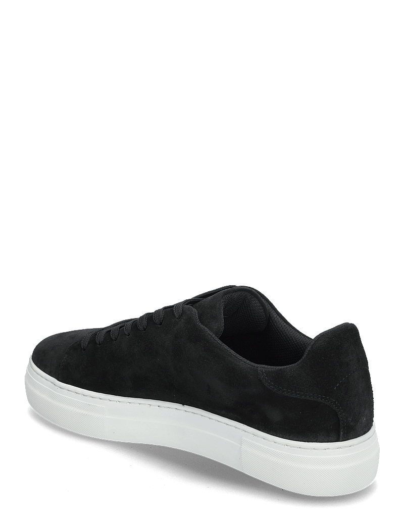 Selected - SLHDAVID CHUNKY SUEDE SNEAKER NOOS - niedriger schnitt - black - 2