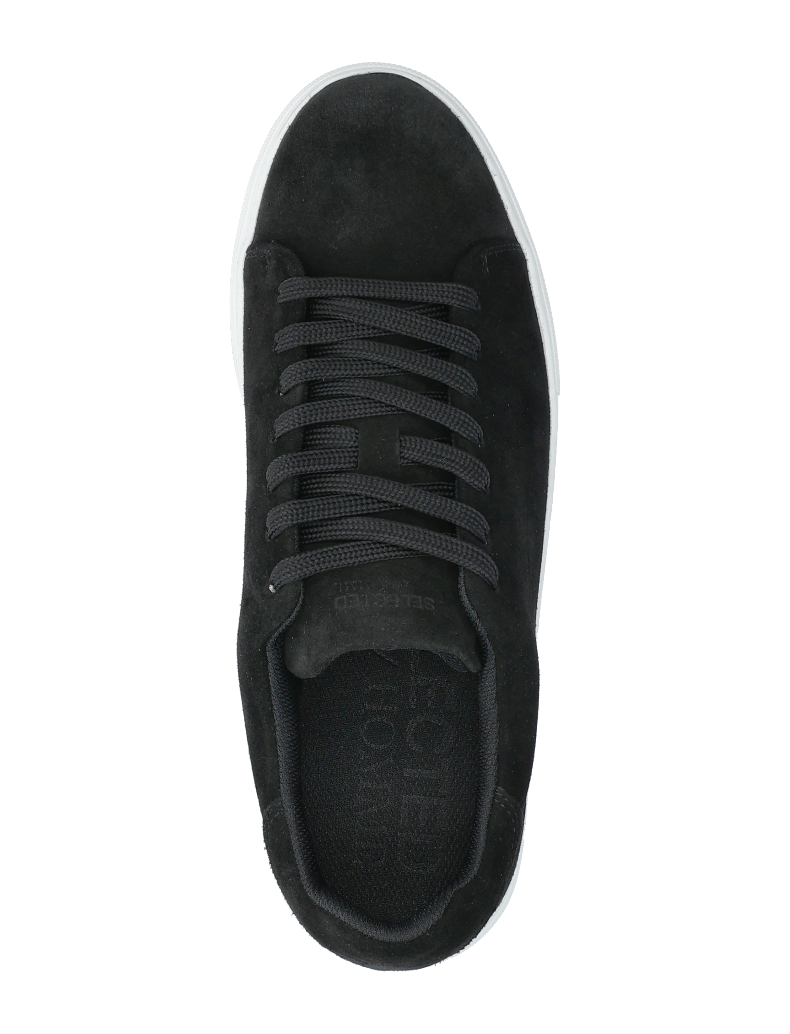 Selected - SLHDAVID CHUNKY SUEDE SNEAKER NOOS - black - 3