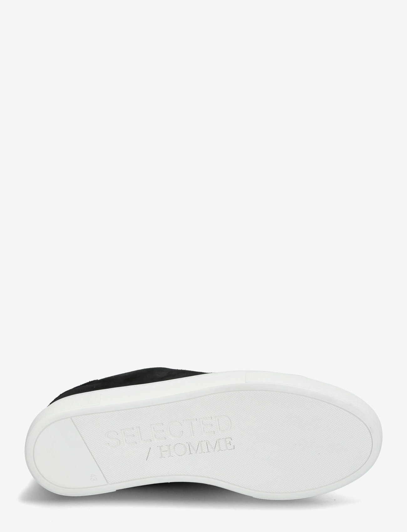 Selected - SLHDAVID CHUNKY SUEDE SNEAKER NOOS - låga sneakers - black - 4