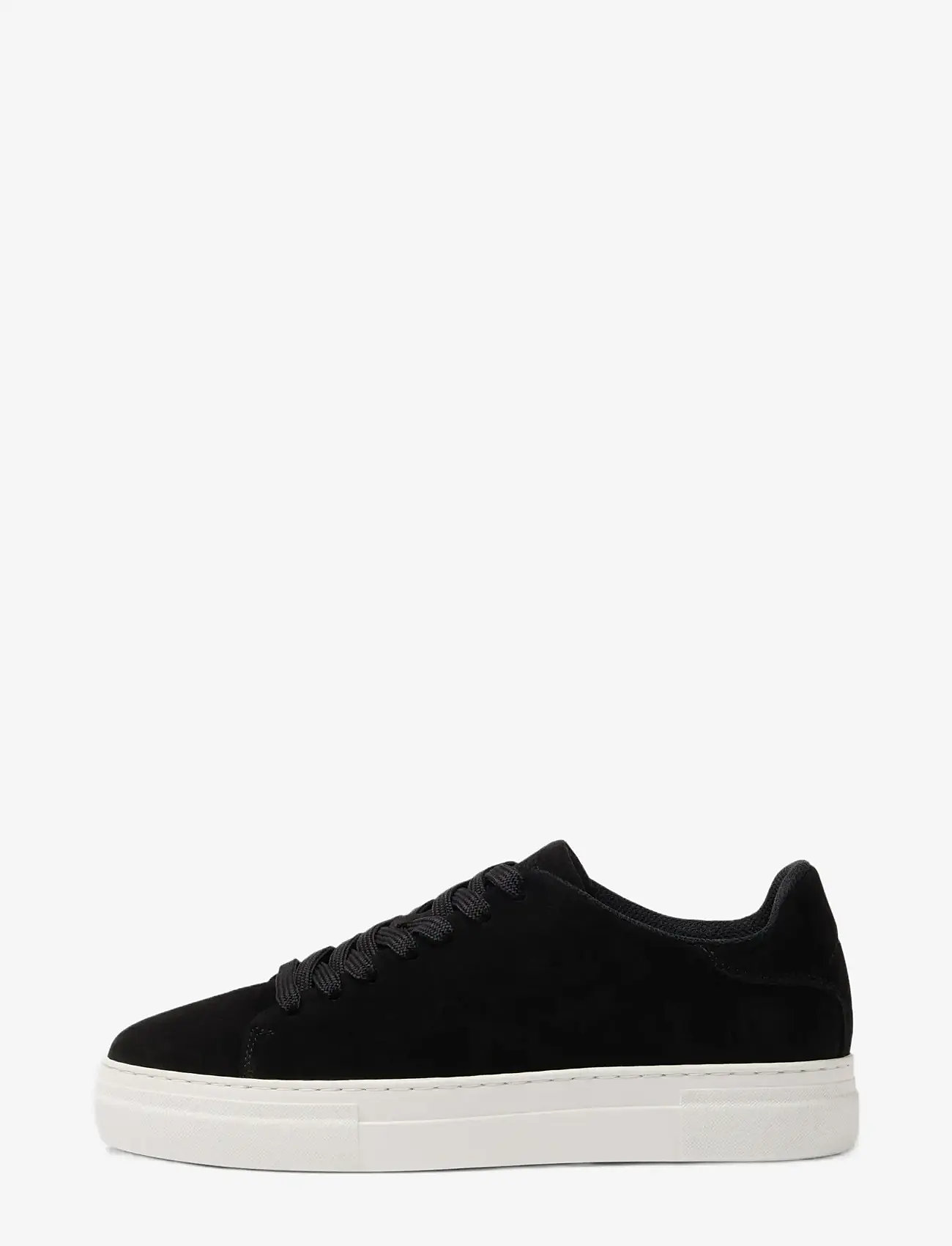 Selected - SLHDAVID CHUNKY SUEDE SNEAKER NOOS - låga sneakers - black - 5