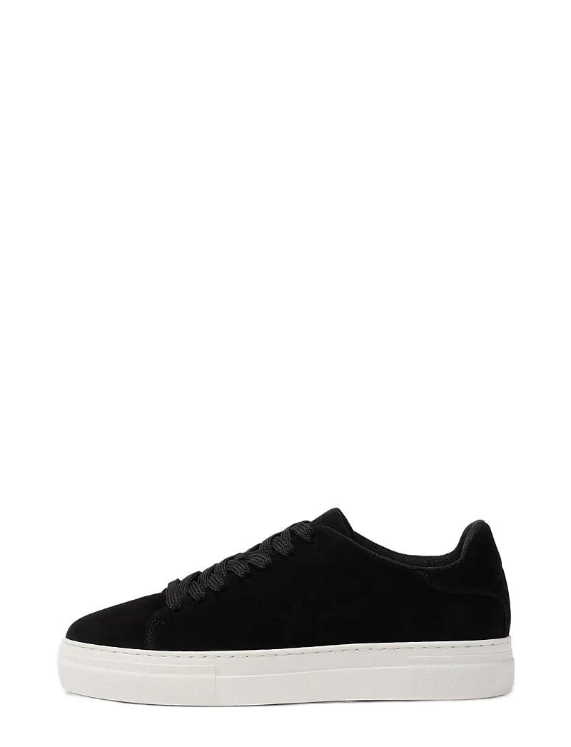 Selected - SLHDAVID CHUNKY SUEDE SNEAKER NOOS - niedriger schnitt - black - 5