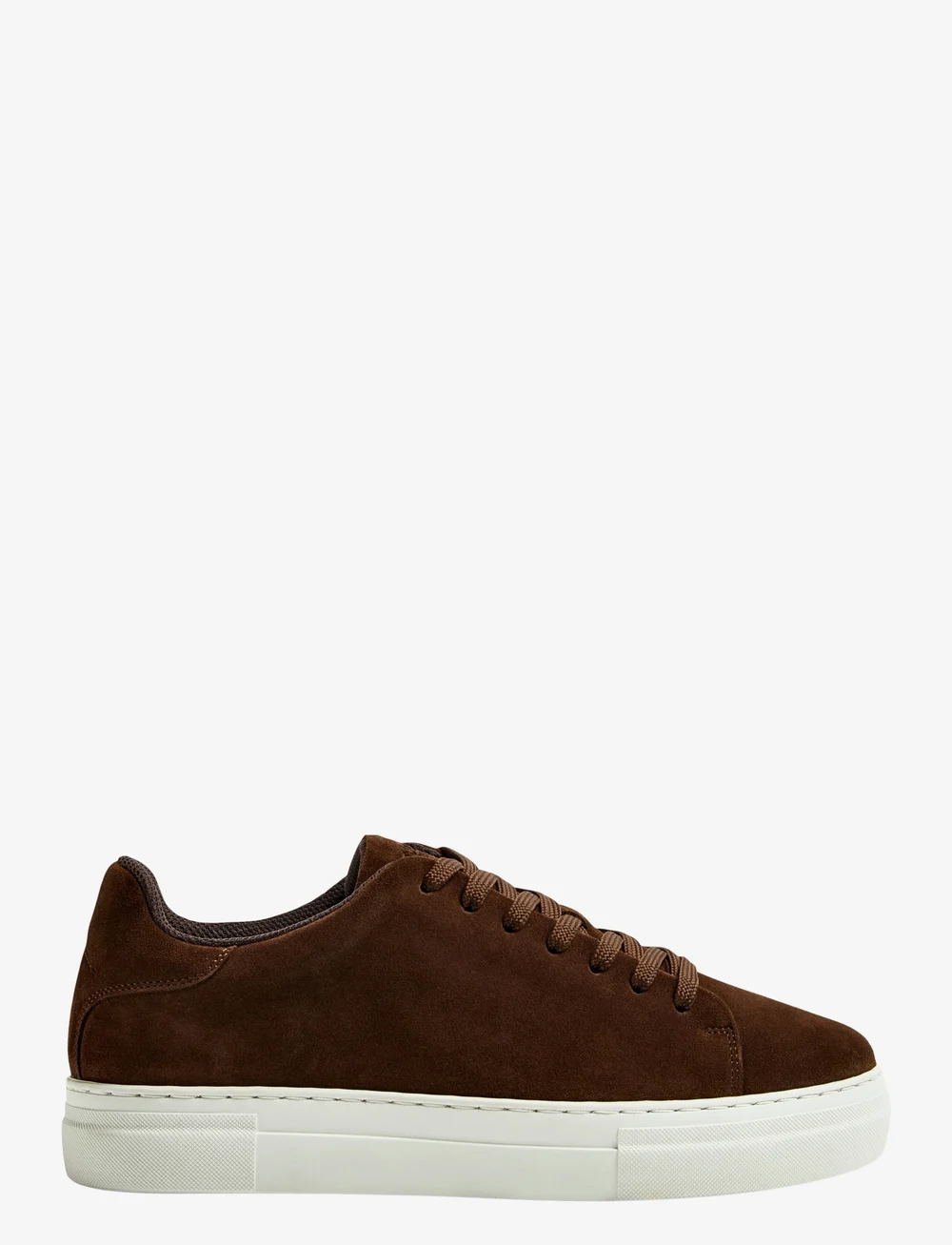 Selected - SLHDAVID CHUNKY SUEDE SNEAKER NOOS - niedriger schnitt - chocolate brown - 1