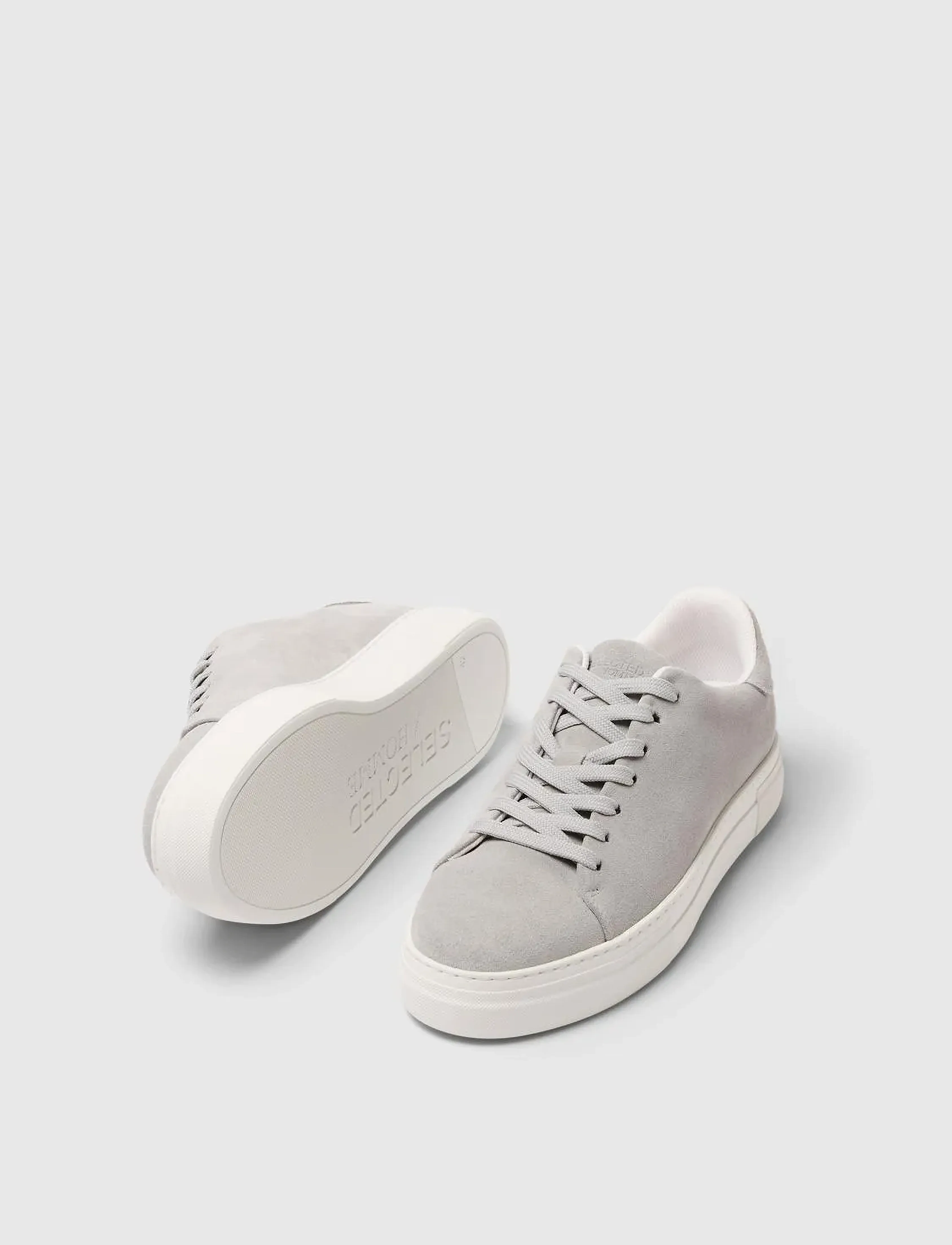 SELECTED Slhdavid Chunky Suede Sneaker Noos låga sneakers herr – bild 2