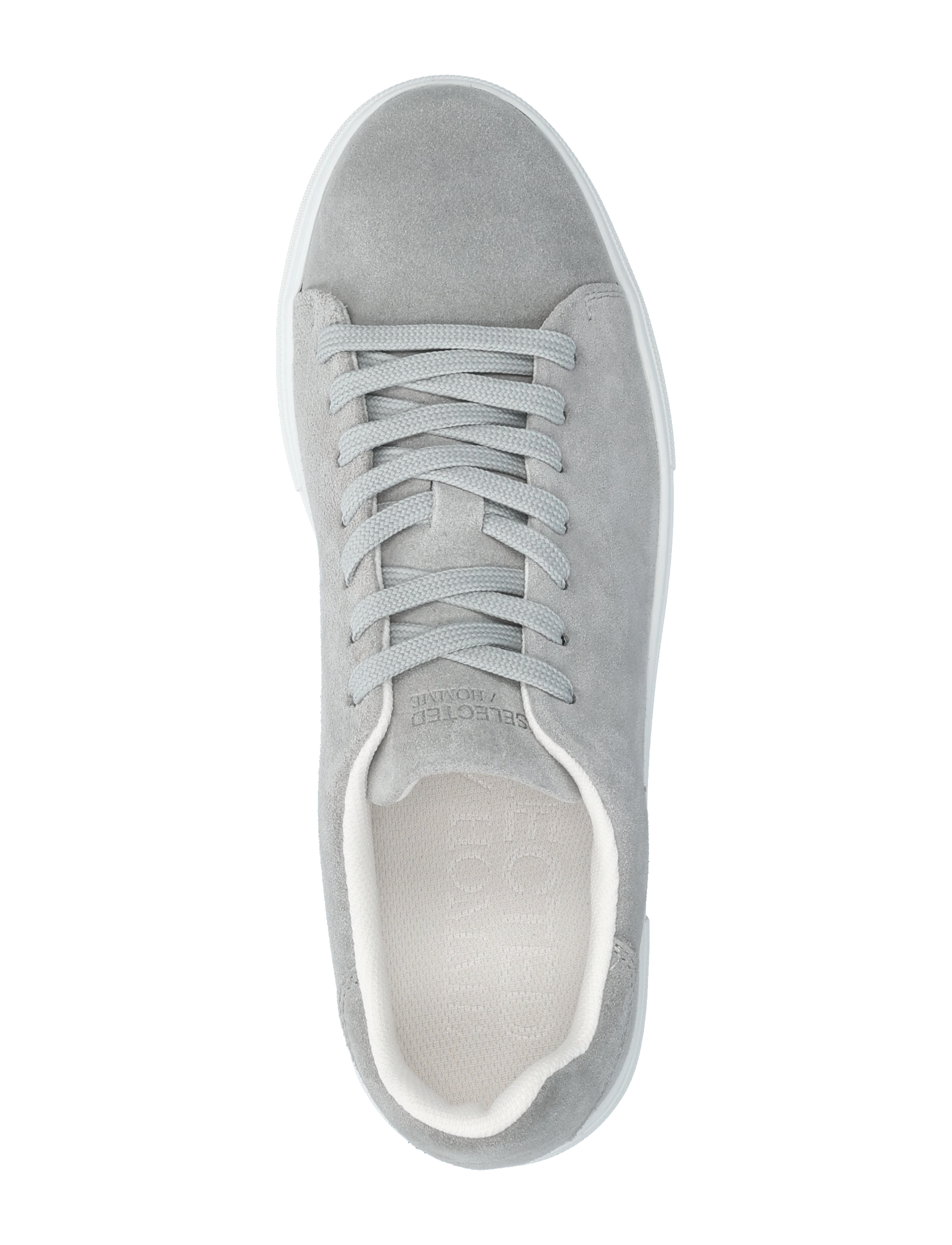 Selected - SLHDAVID CHUNKY SUEDE SNEAKER NOOS - grey - 4