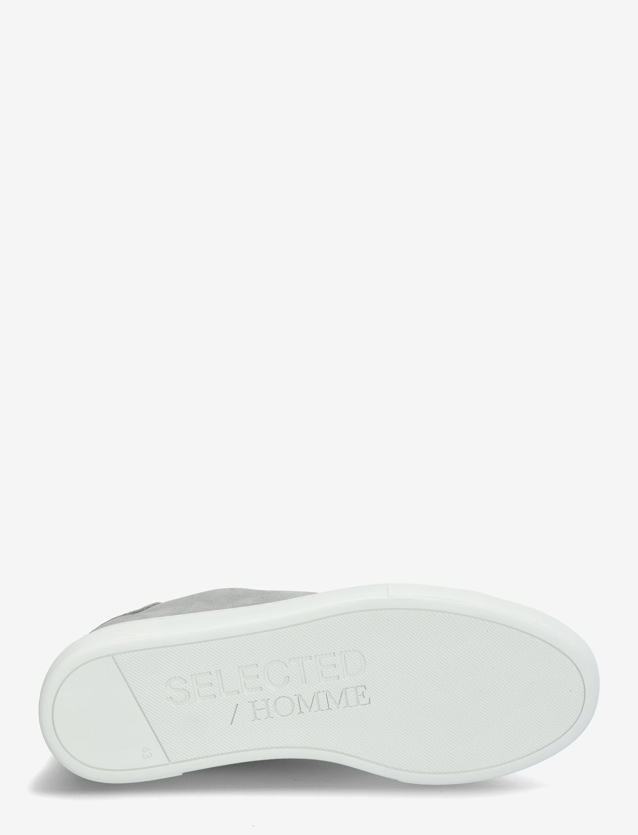 Selected - SLHDAVID CHUNKY SUEDE SNEAKER NOOS - madala säärega tossud - grey - 5