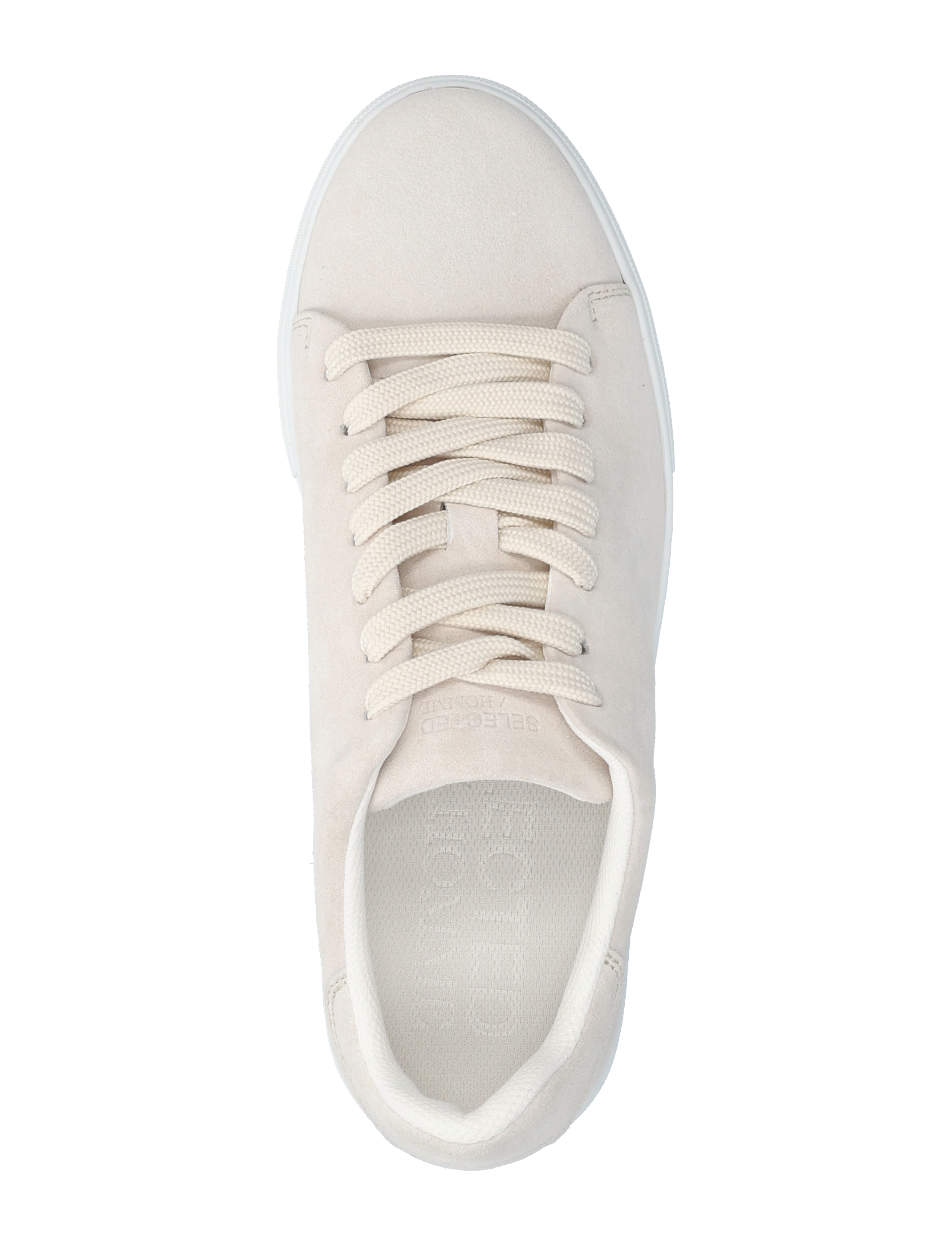 Selected - SLHDAVID CHUNKY SUEDE SNEAKER NOOS - white - 4