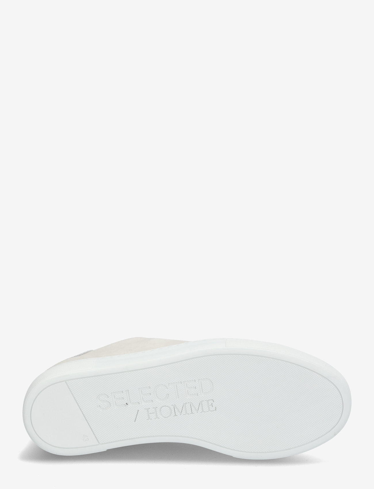 Selected - SLHDAVID CHUNKY SUEDE SNEAKER NOOS - sneakersy niskie - white - 5