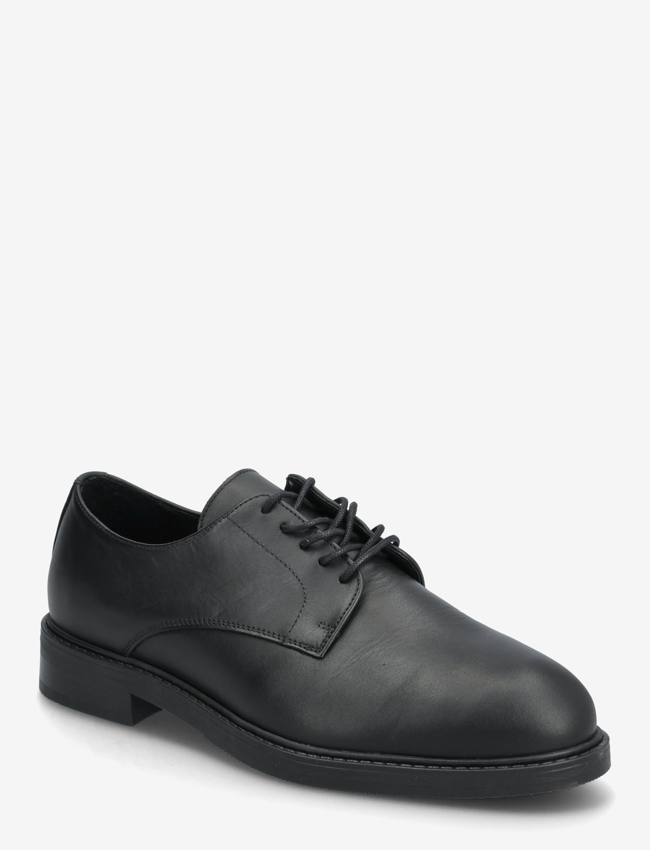 Selected - SLMBLAKE LEATHER DERBY SHOE NOOS - derby sko - black - 1