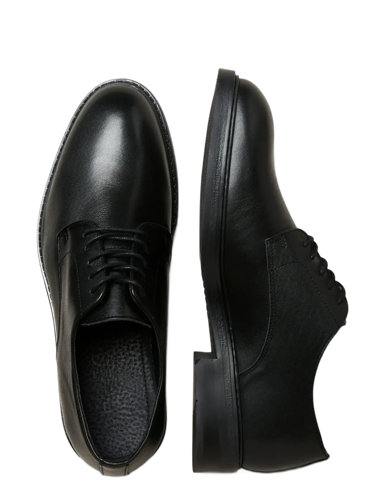 Selected - SLMBLAKE LEATHER DERBY SHOE NOOS - derbyschoenen - black - 3