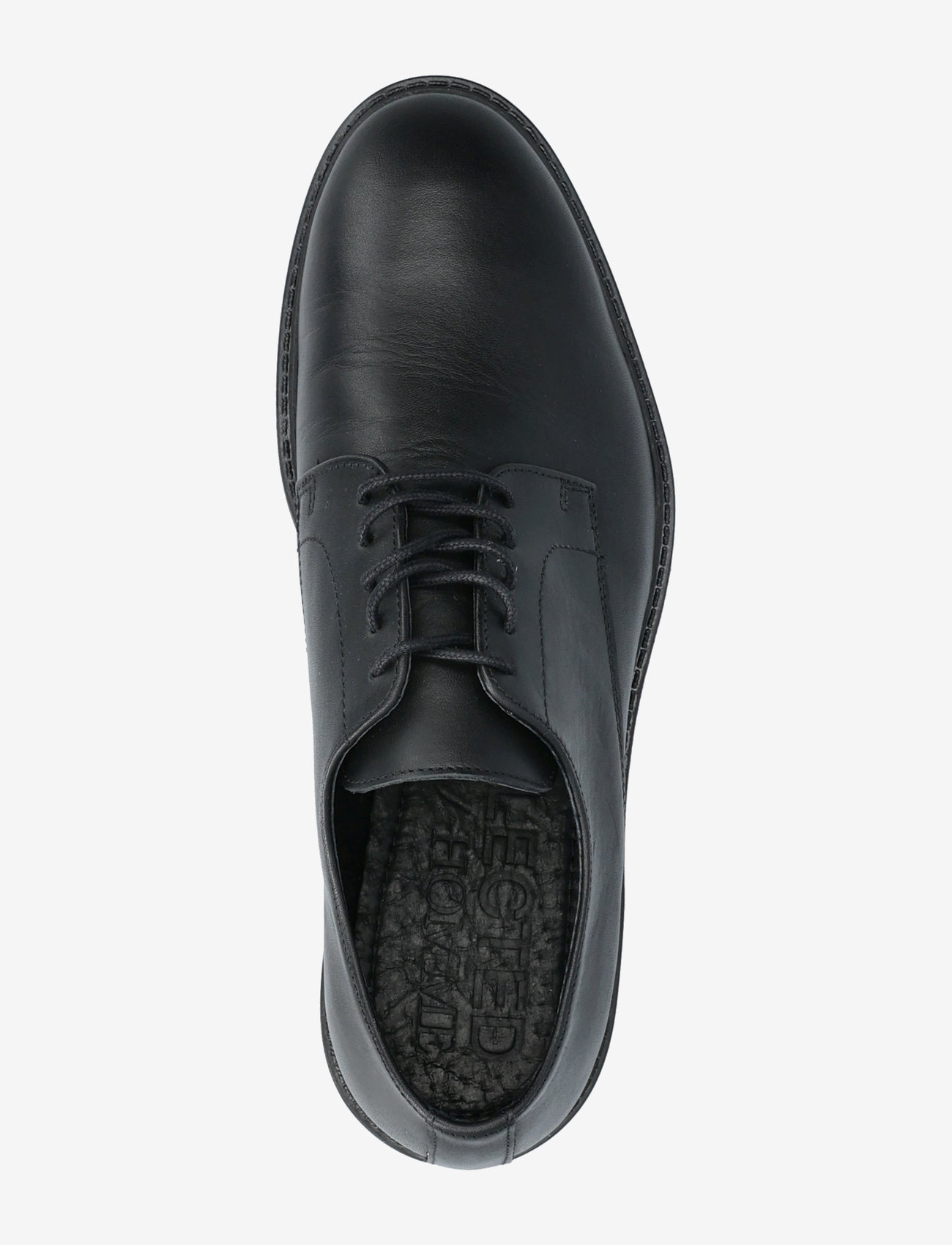 Selected - SLMBLAKE LEATHER DERBY SHOE NOOS - derby sko - black - 4