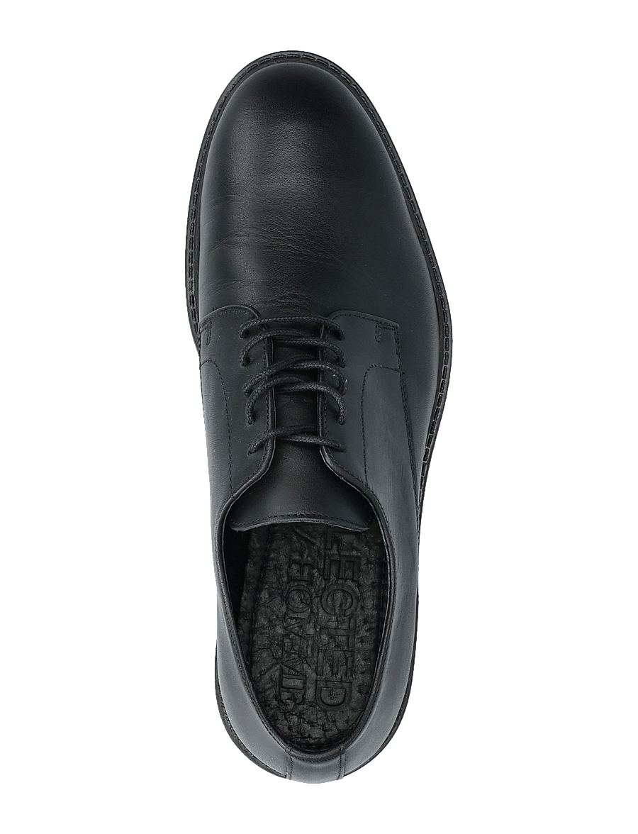 Selected - SLMBLAKE LEATHER DERBY SHOE NOOS - derby-schuhe - black - 4