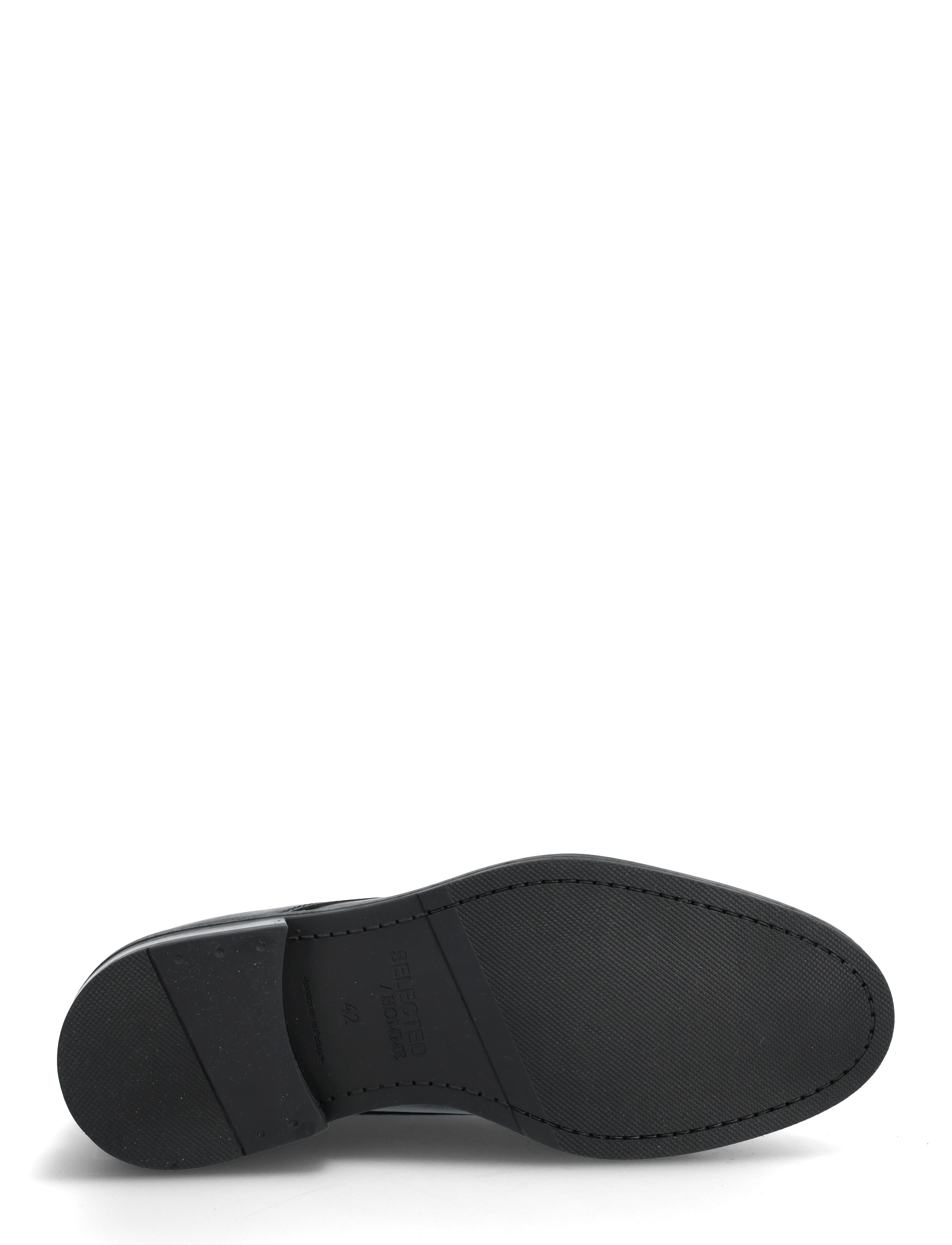 Selected - SLMBLAKE LEATHER DERBY SHOE NOOS - derbyschoenen - black - 5
