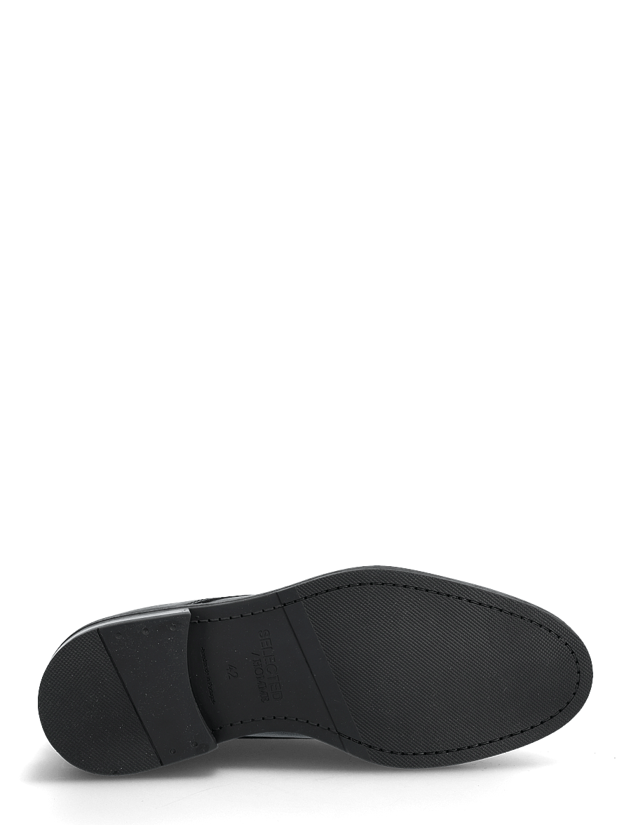 Selected - SLMBLAKE LEATHER DERBY SHOE NOOS - derby-schuhe - black - 5