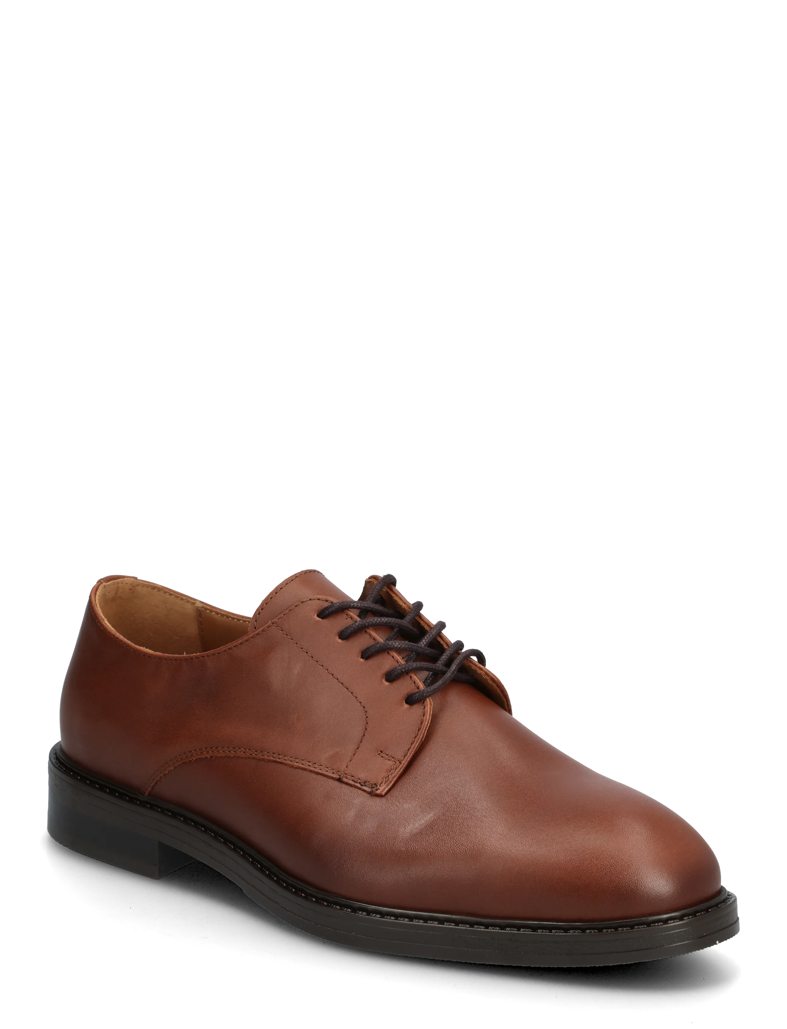 SELECTED Slmblake Leder Derby Schuh Noos Braun - 41 - Herren