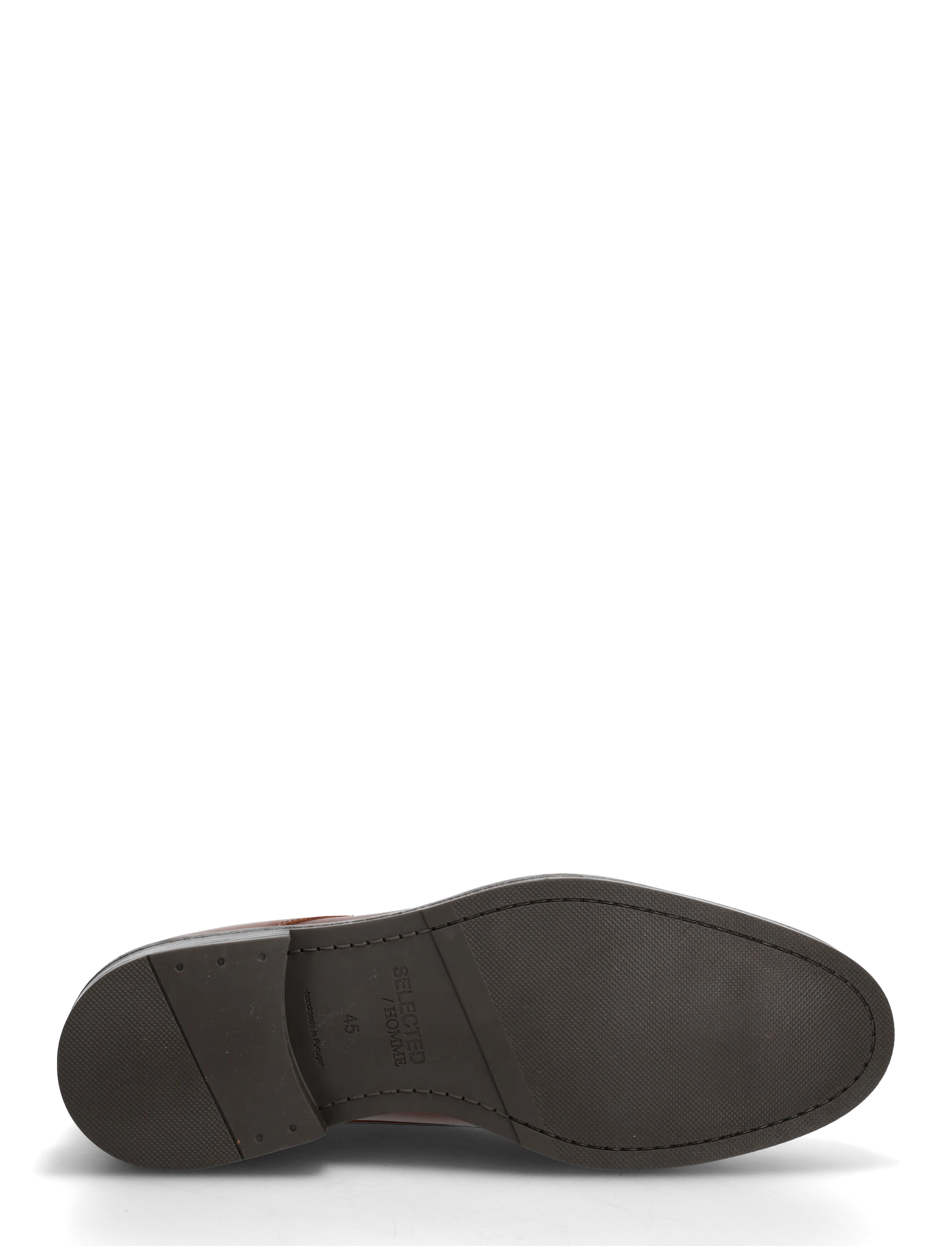 Selected - SLMBLAKE LEATHER DERBY SHOE NOOS - derby-schuhe - cognac - 4