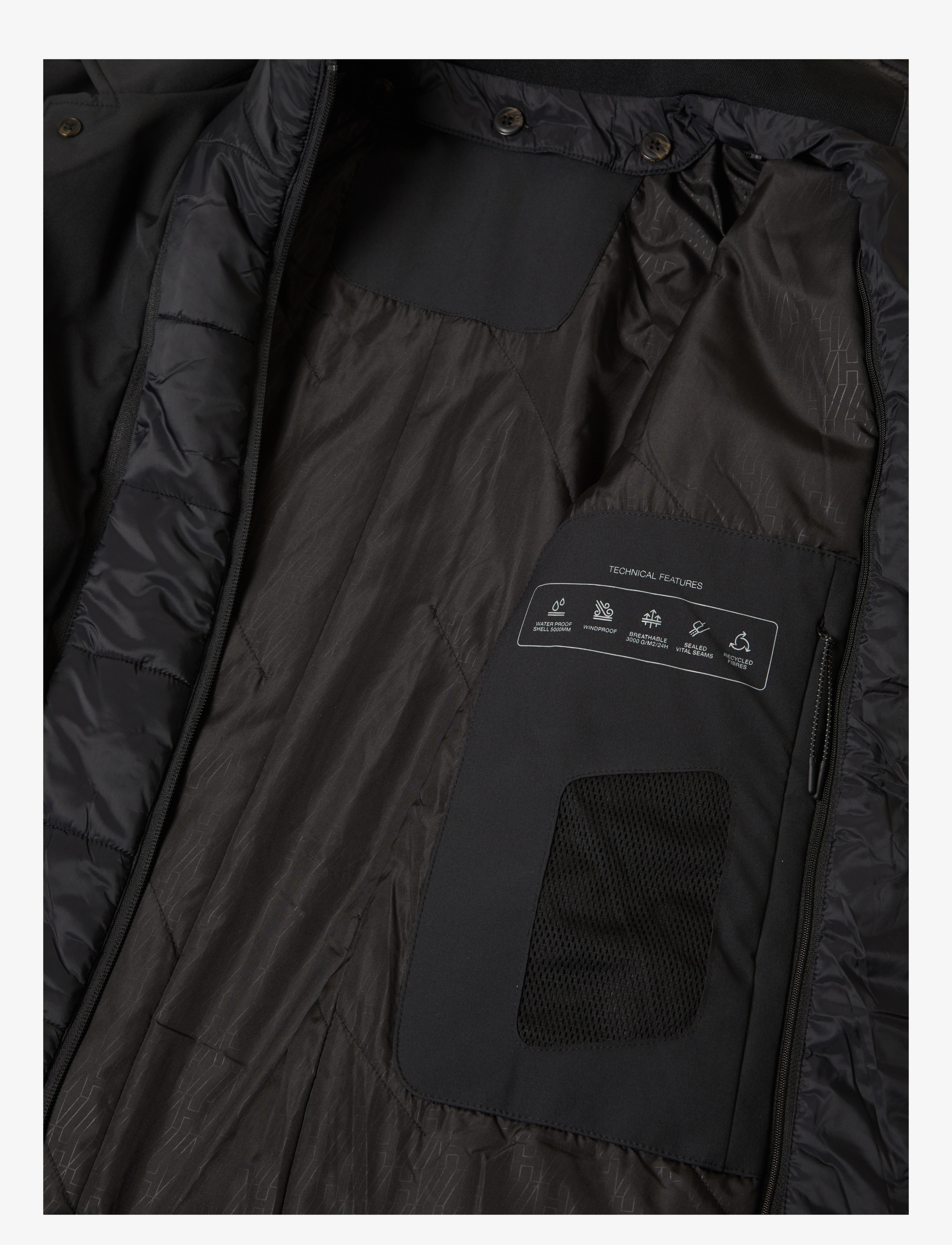 Selected - SLHNEW ALVIN MAC COAT NOOS - black - 2