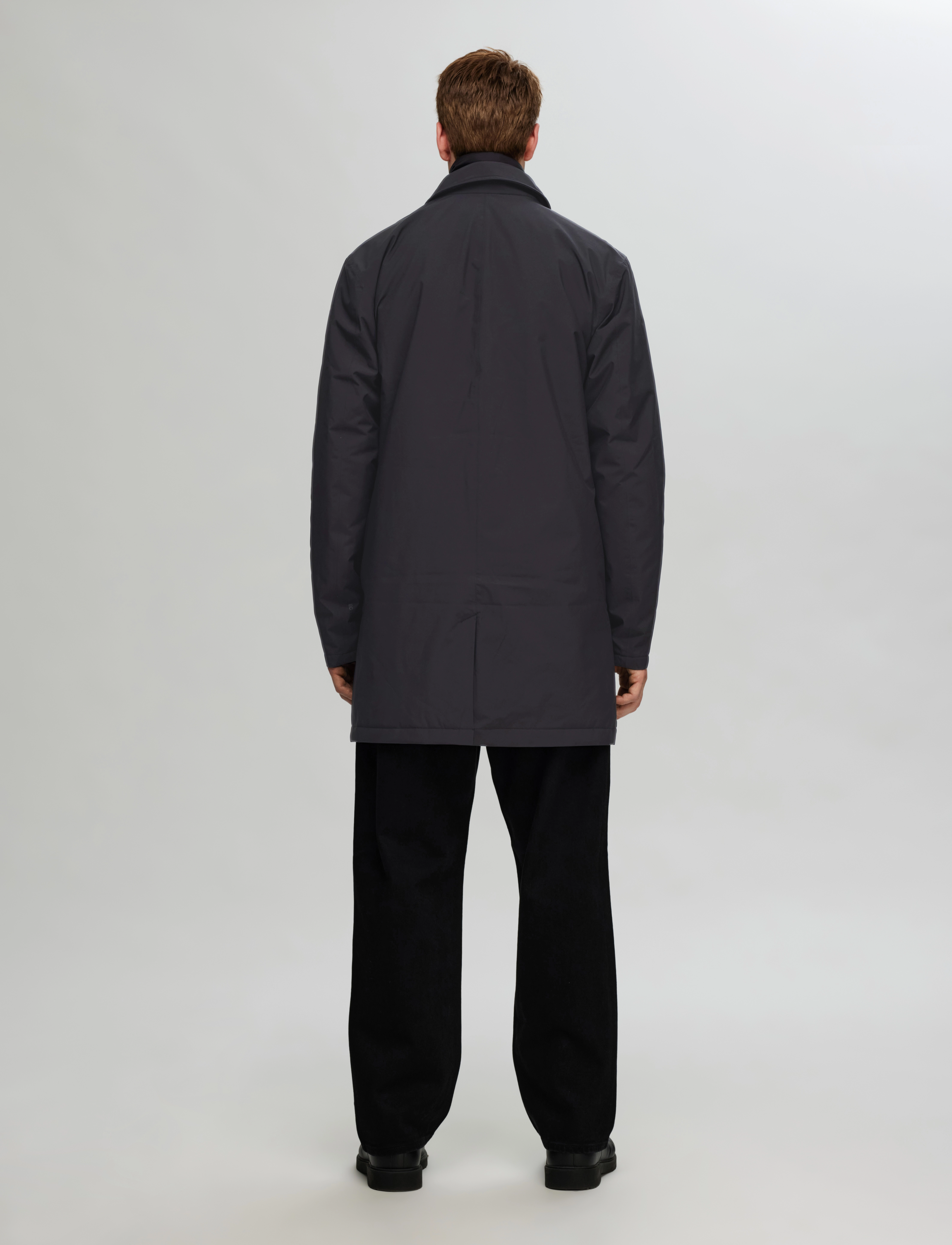 Selected - SLHNEW ALVIN MAC COAT NOOS - black - 3