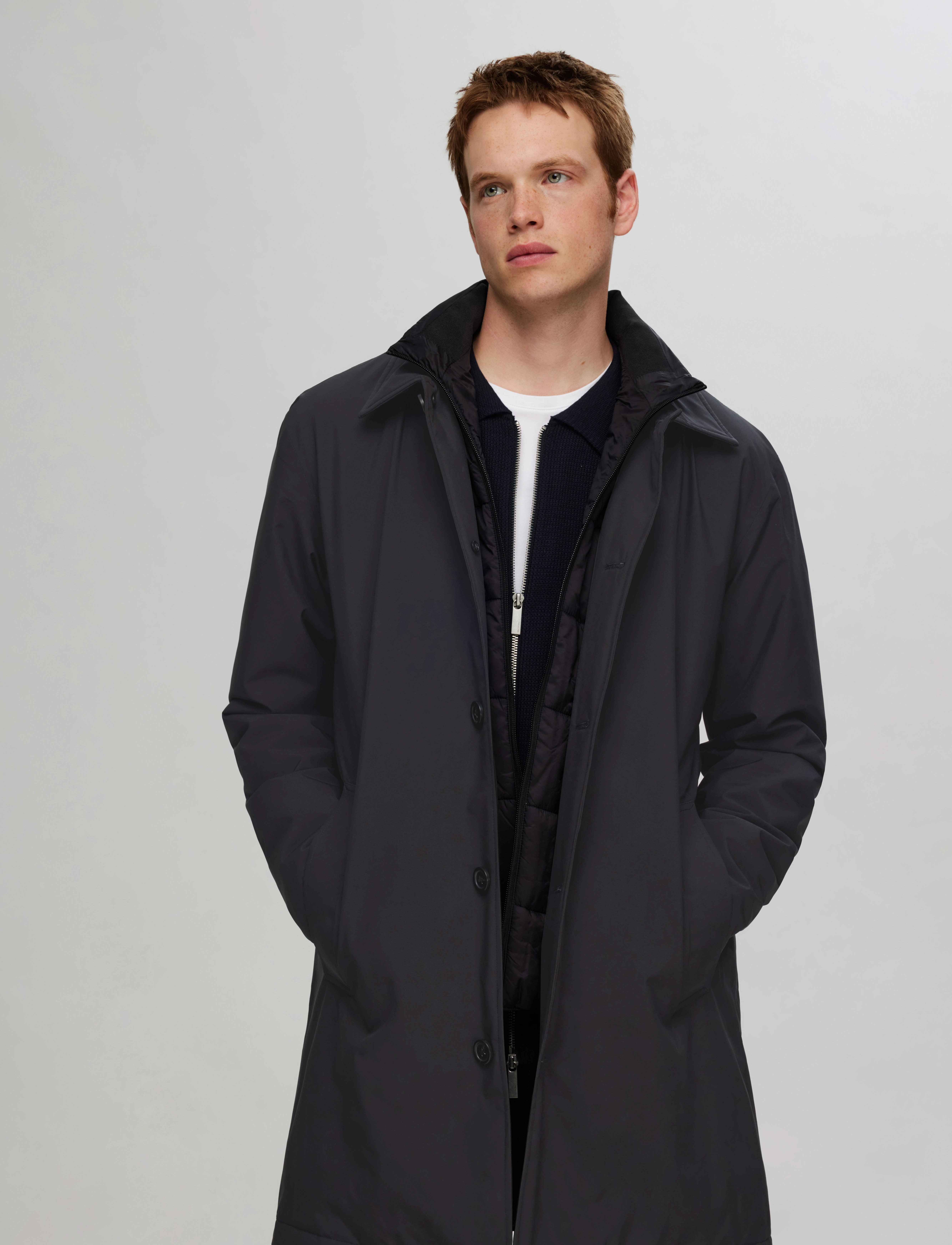 Selected - SLHNEW ALVIN MAC COAT NOOS - black - 5