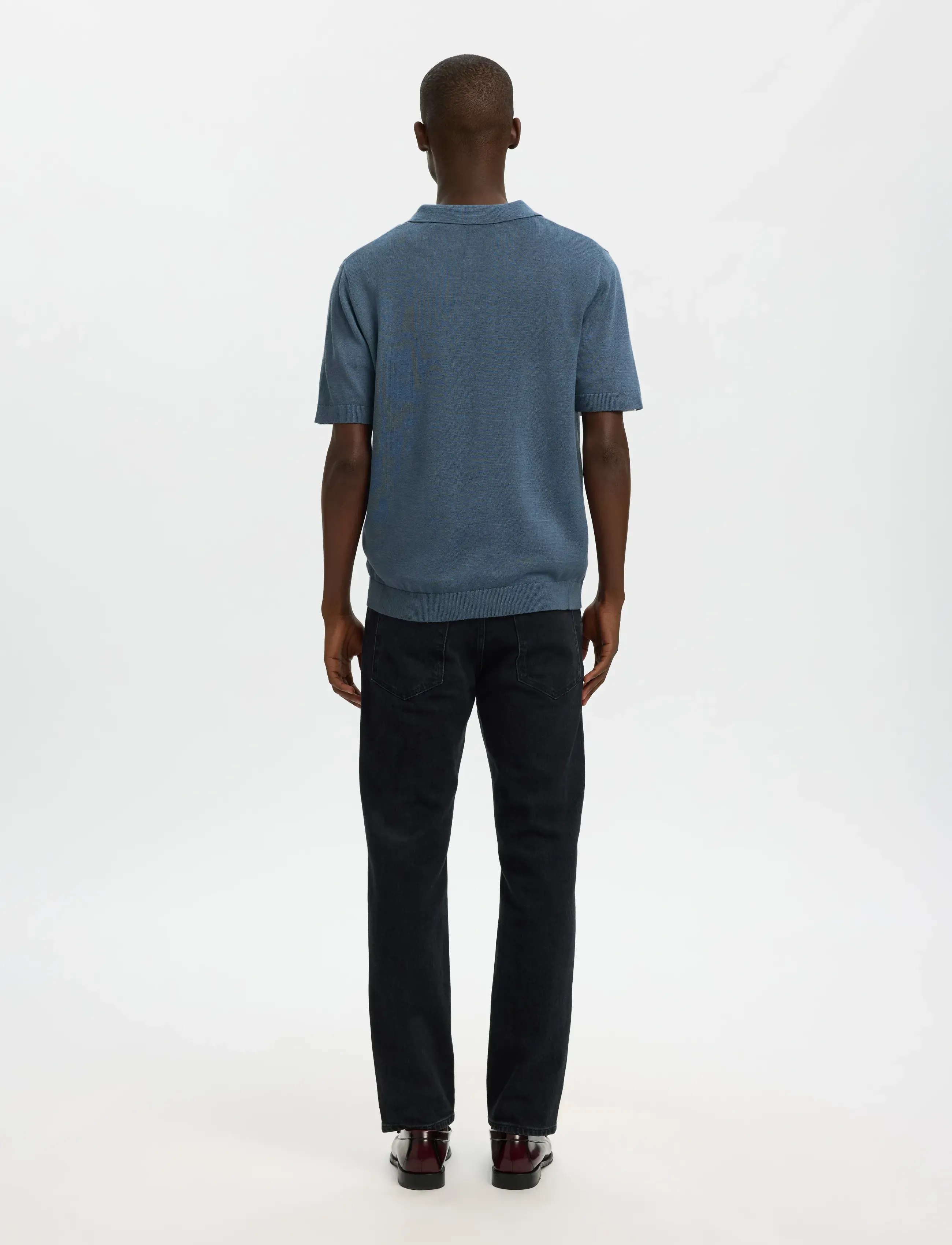 Slhmattis Ss Linen Blend Open Polo Noos 2