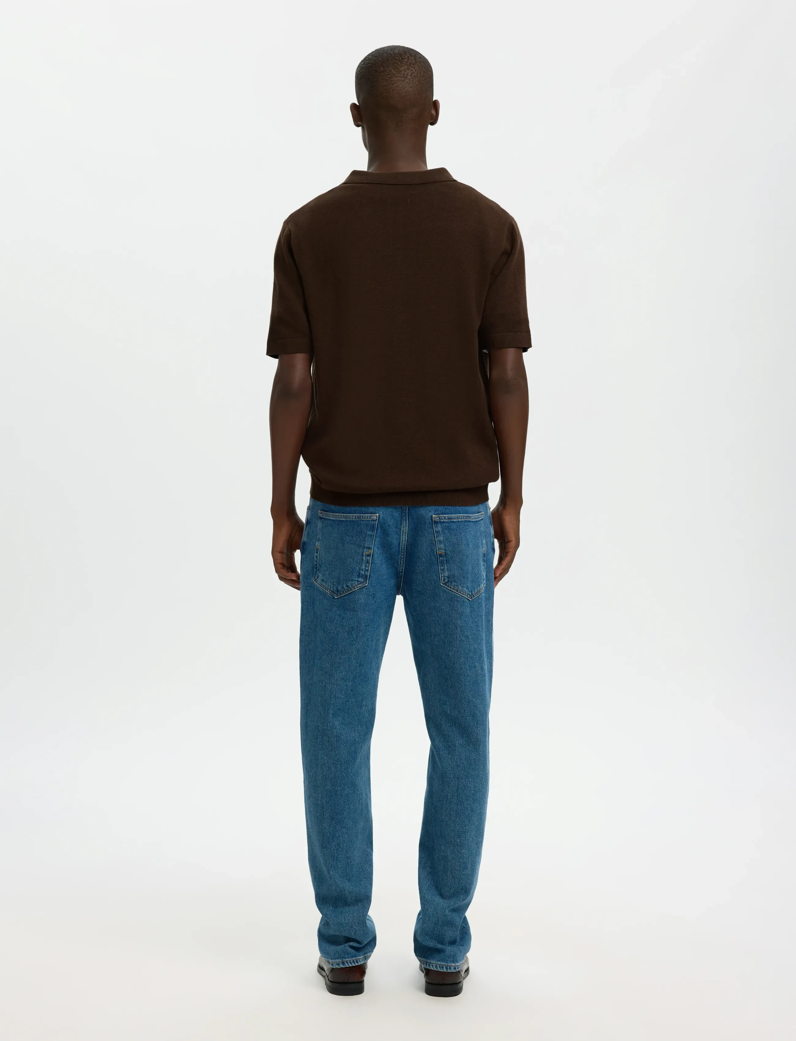 Slhmattis Ss Linen Blend Open Polo Noos 2