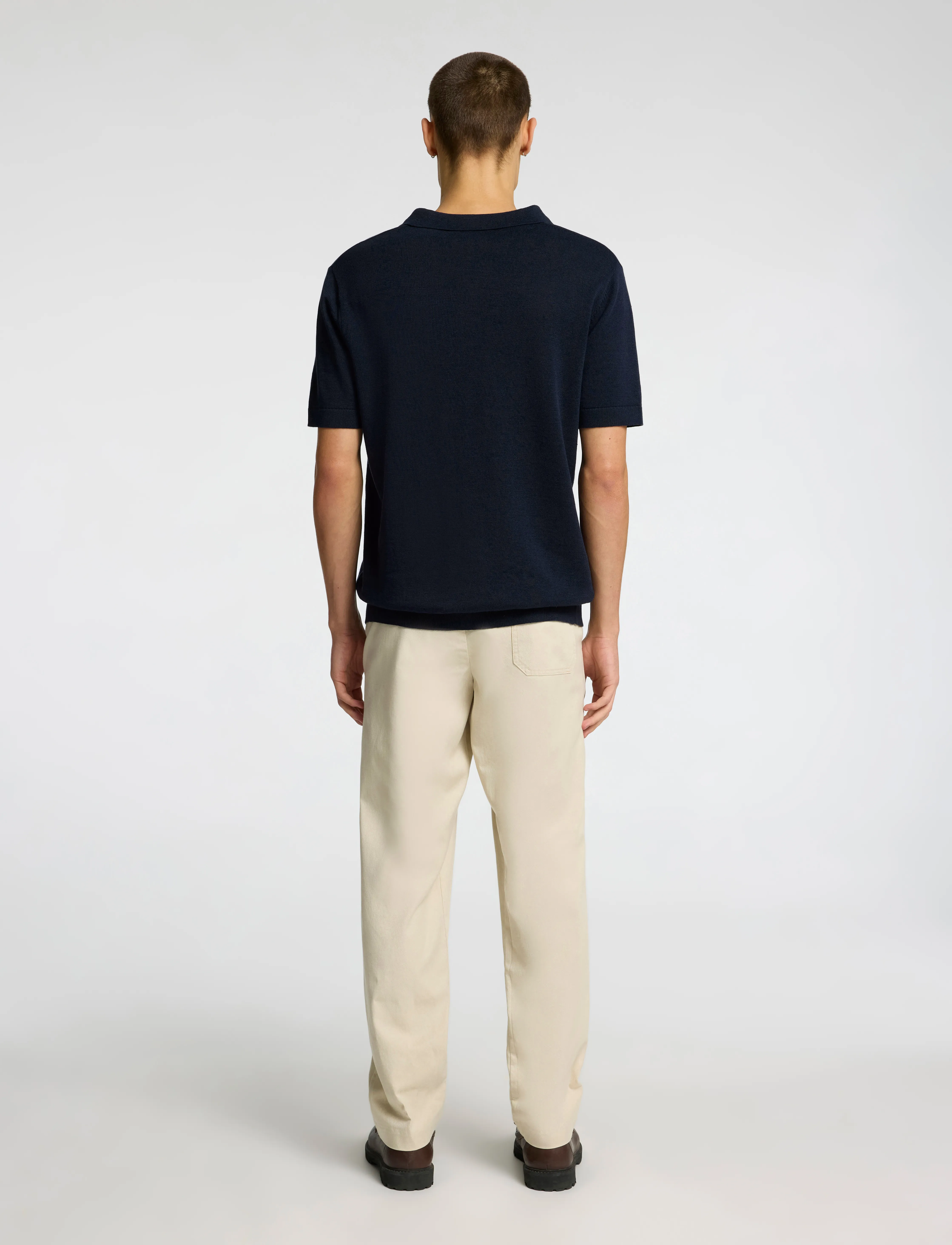 Slhmattis Ss Linen Blend Open Polo Noos 2