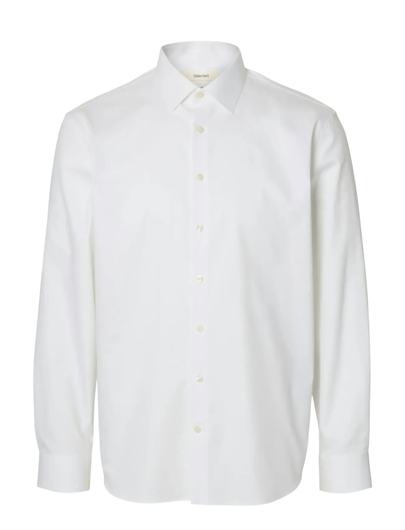 Selected SLHREG-PERFORMANCE SHIRT LS NOOS - Tøj - BRIGHT WHITE / white