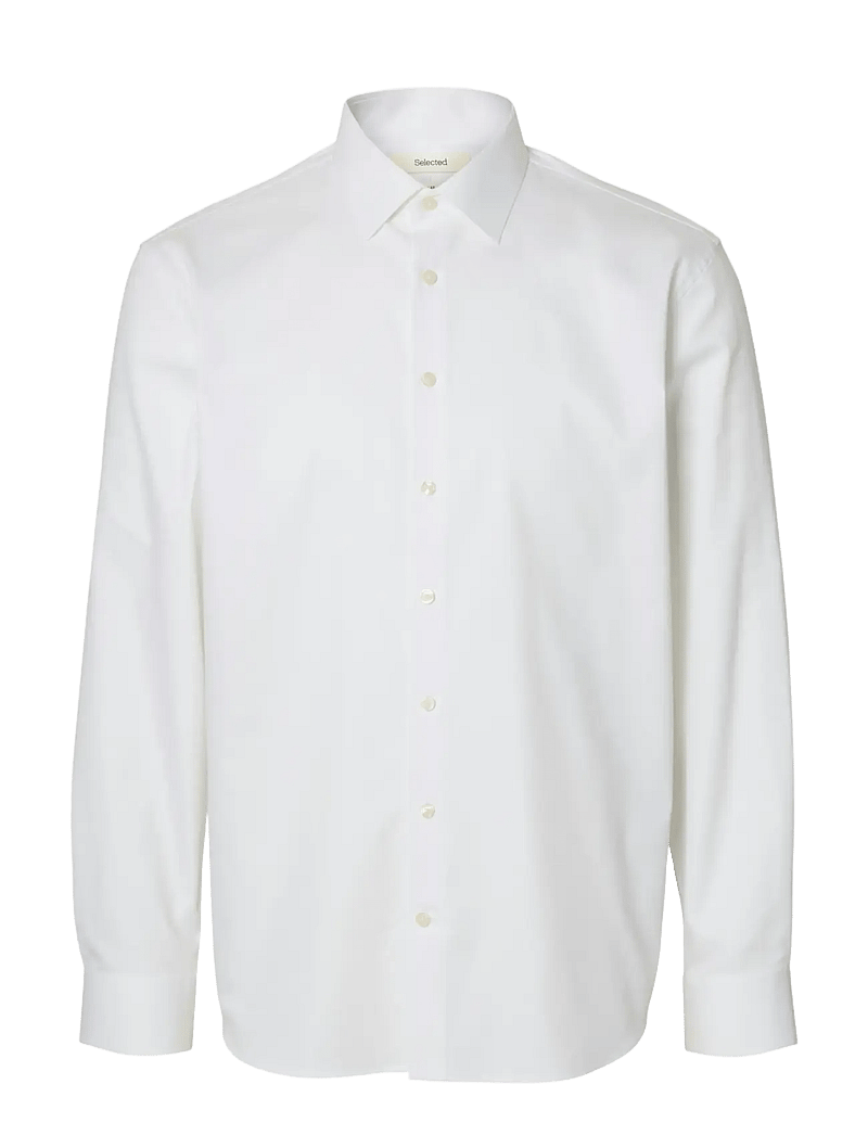 Selected - SLMREG-PERFORMANCE SHIRT LS NOOS - formelle skjorter - bright white - 1