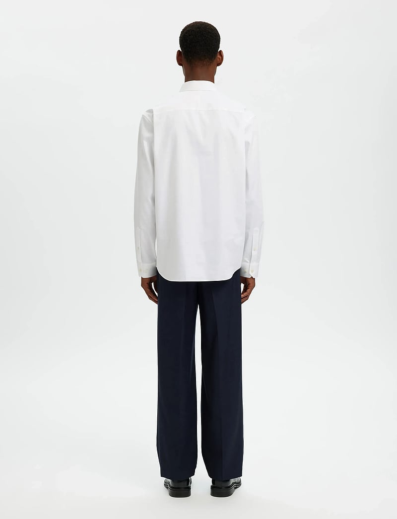 Selected - SLMREG-PERFORMANCE SHIRT LS NOOS - formelle skjorter - bright white - 2