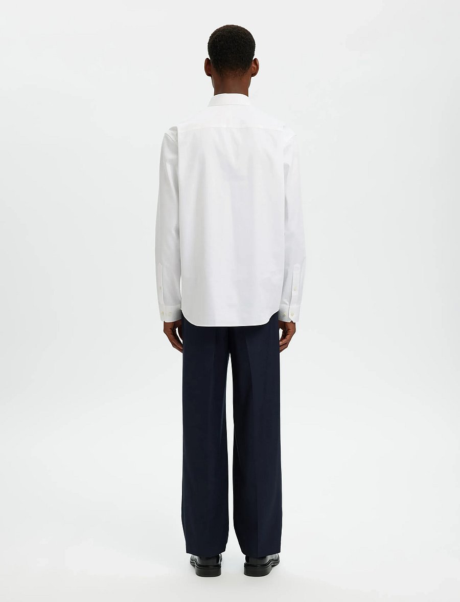 Selected - SLHREG-PERFORMANCE SHIRT LS NOOS - formelle hemden - bright white - 2
