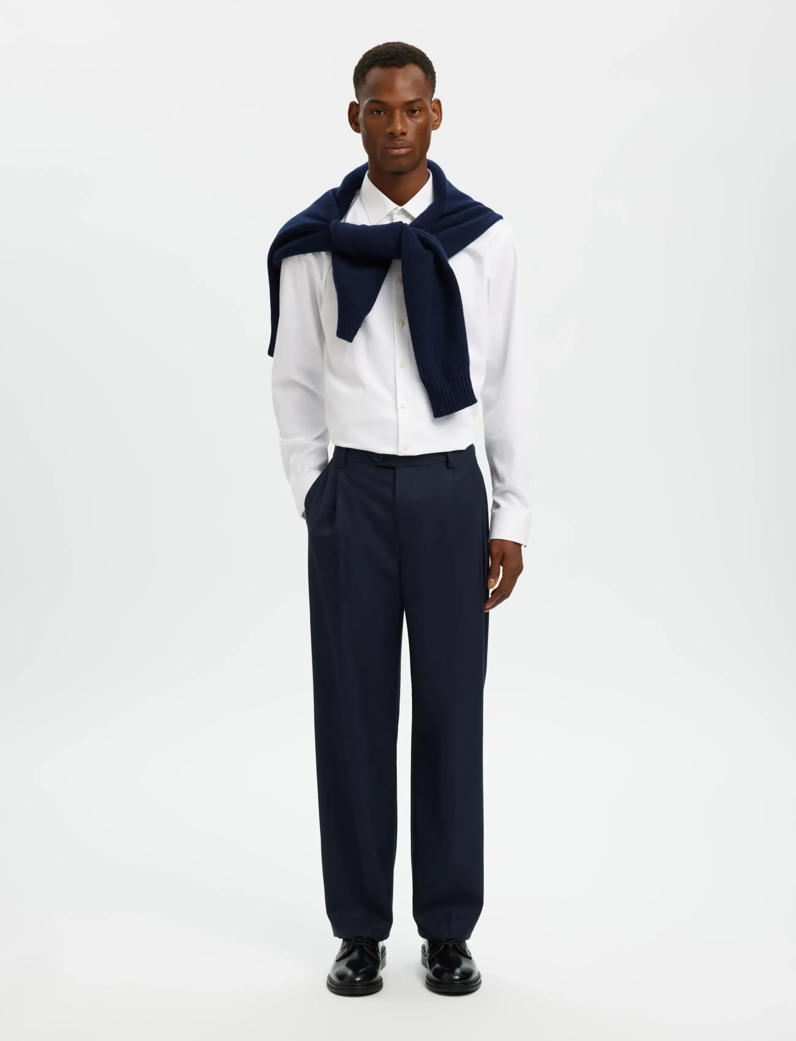 Selected - SLHREG-PERFORMANCE SHIRT LS NOOS - formelle hemden - bright white - 3