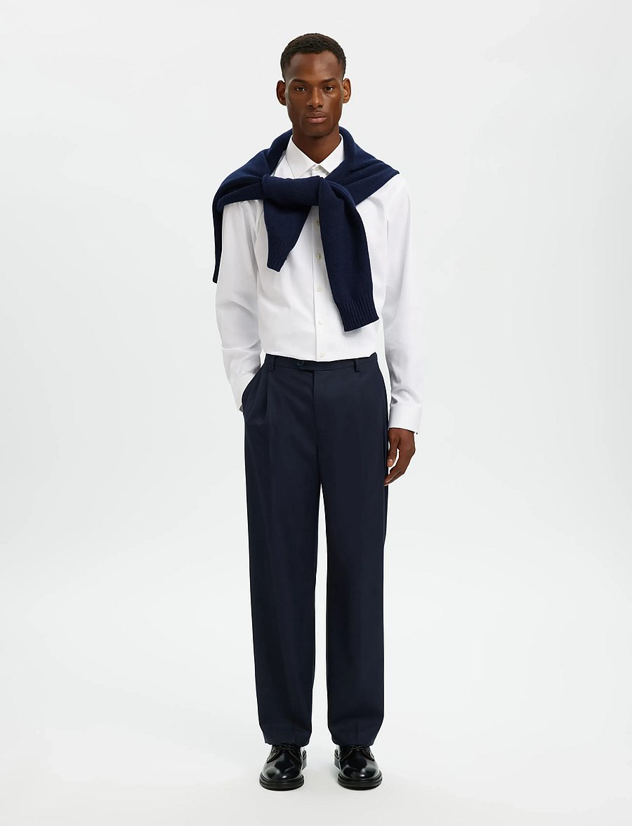 Selected - SLHREG-PERFORMANCE SHIRT LS NOOS - formelle hemden - bright white - 3