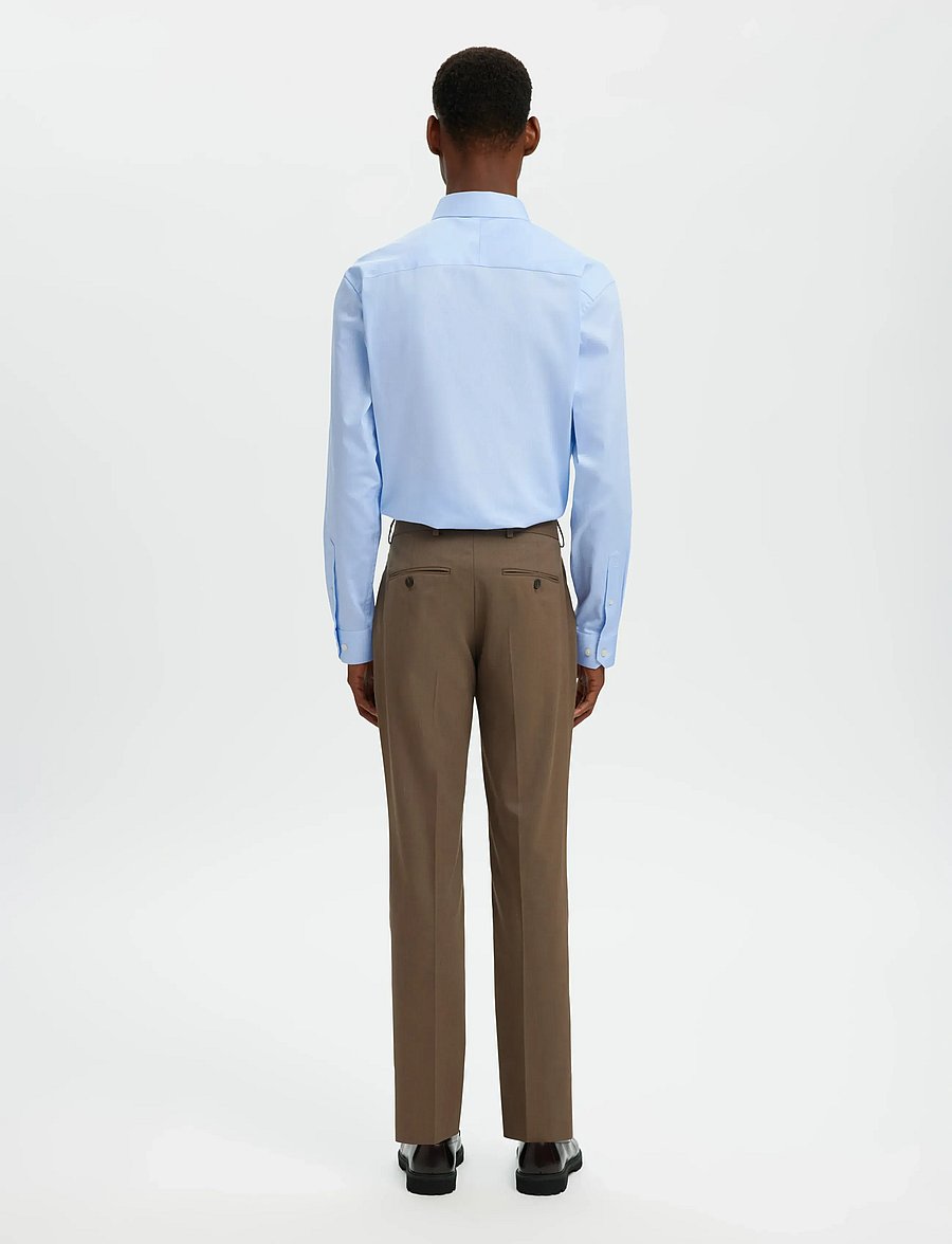 Selected - SLHREG-PERFORMANCE SHIRT LS NOOS - formelle skjorter - light blue - 2