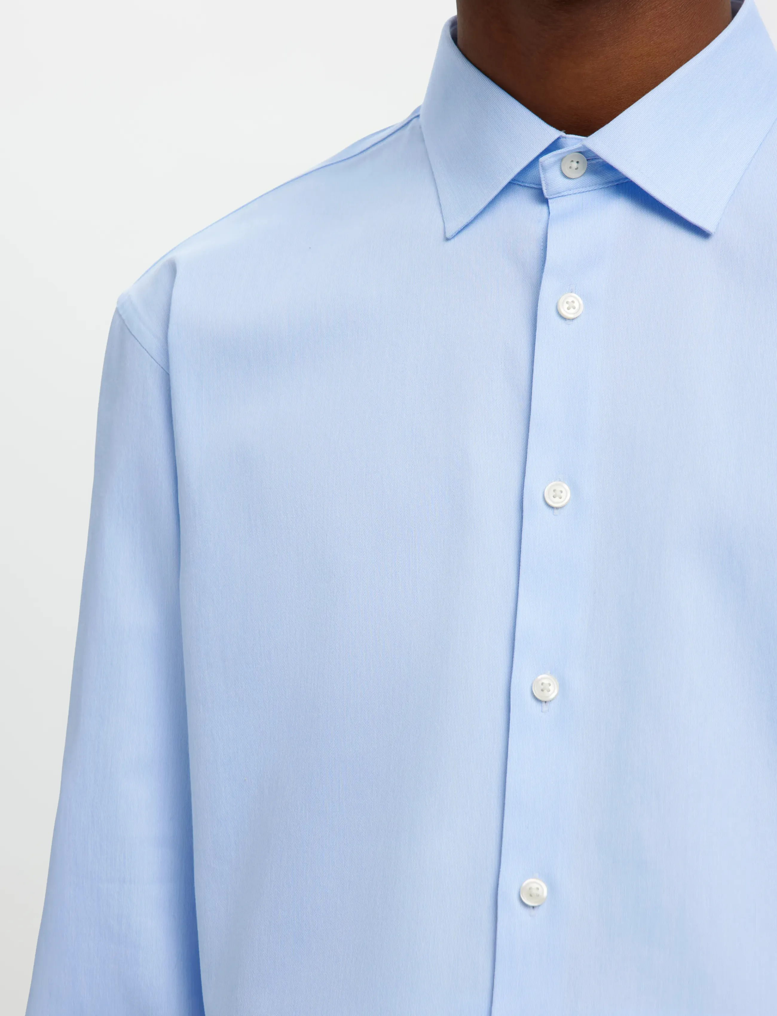 Selected - SLHREG-PERFORMANCE SHIRT LS NOOS - formelle skjorter - light blue - 4