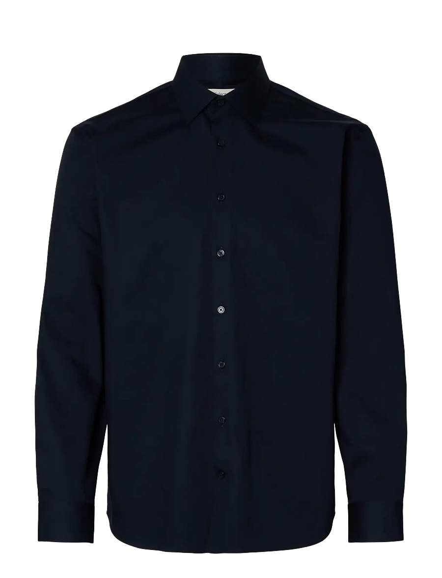 Selected - SLHREG-PERFORMANCE SHIRT LS NOOS - pidulikud särgid - sky captain - 1