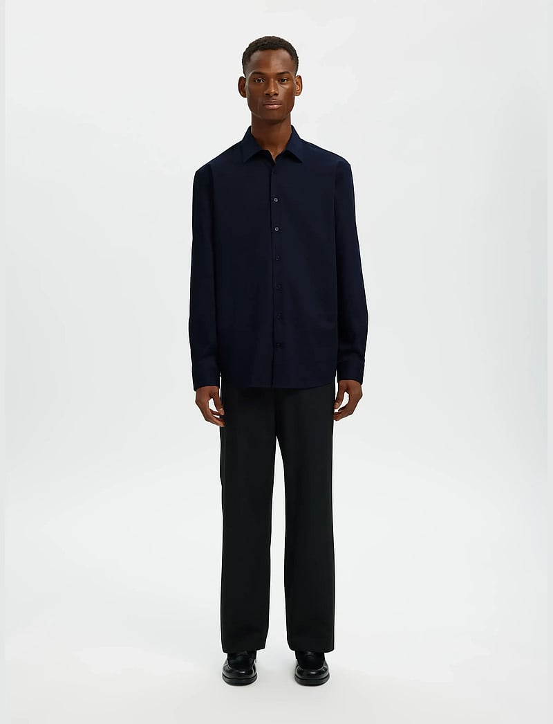 Selected - SLHREG-PERFORMANCE SHIRT LS NOOS - formelle hemden - sky captain - 3