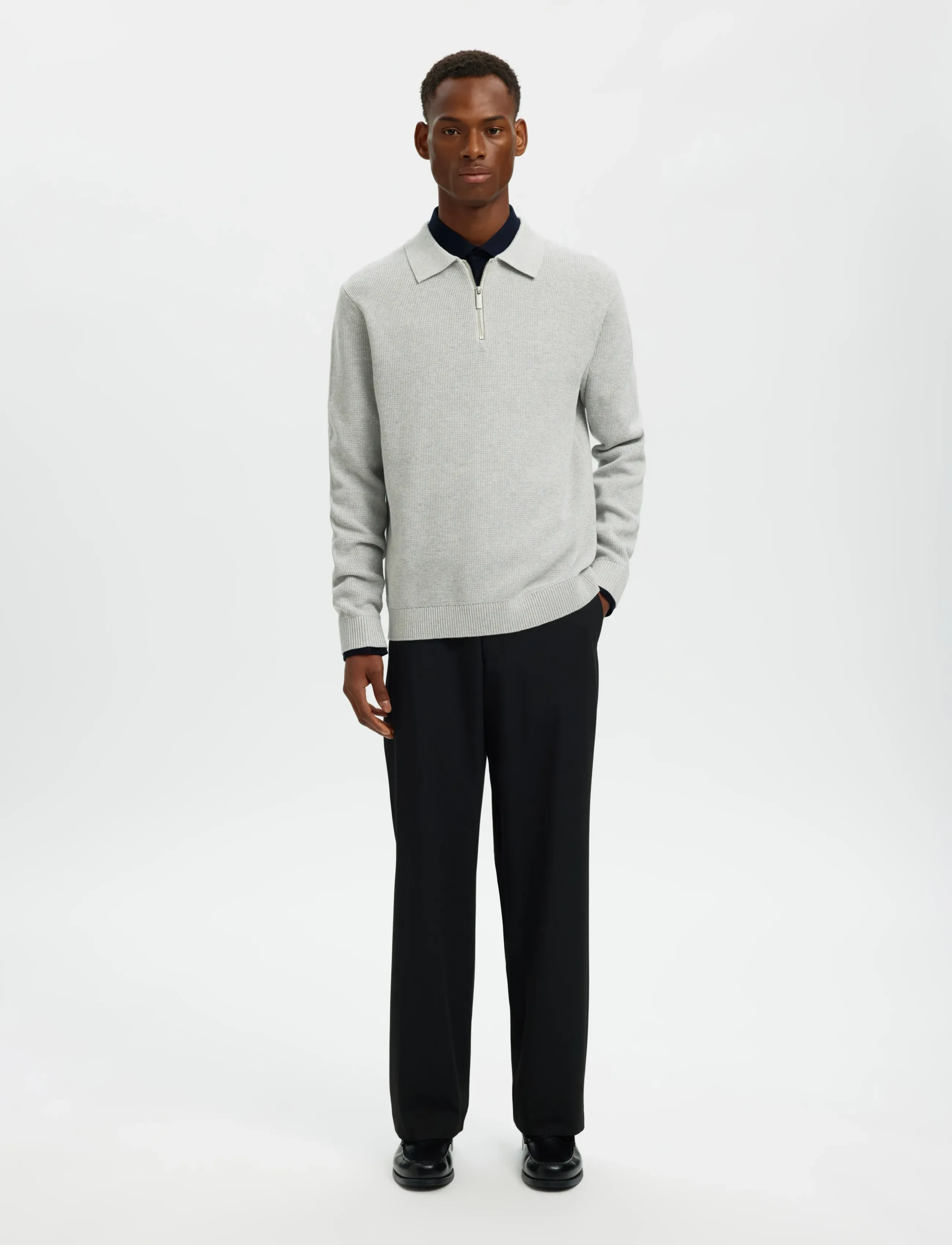 SELECTED Slmreg-Performance Shirt Ls Noos casual skjortor herr – bild 5