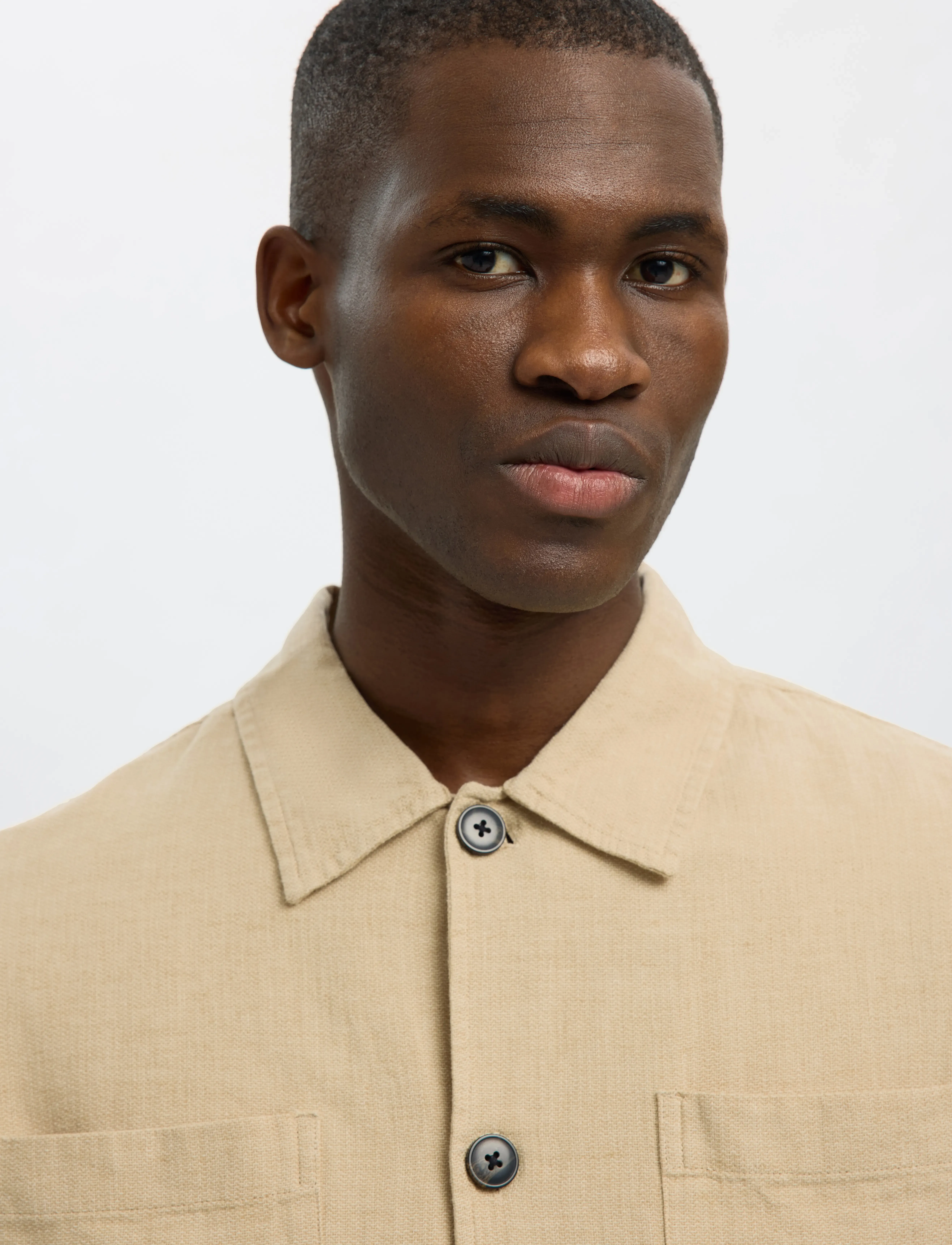 Selected - SLH-BRODY SUN OVERSHIRT LS NOOS - incense - 4