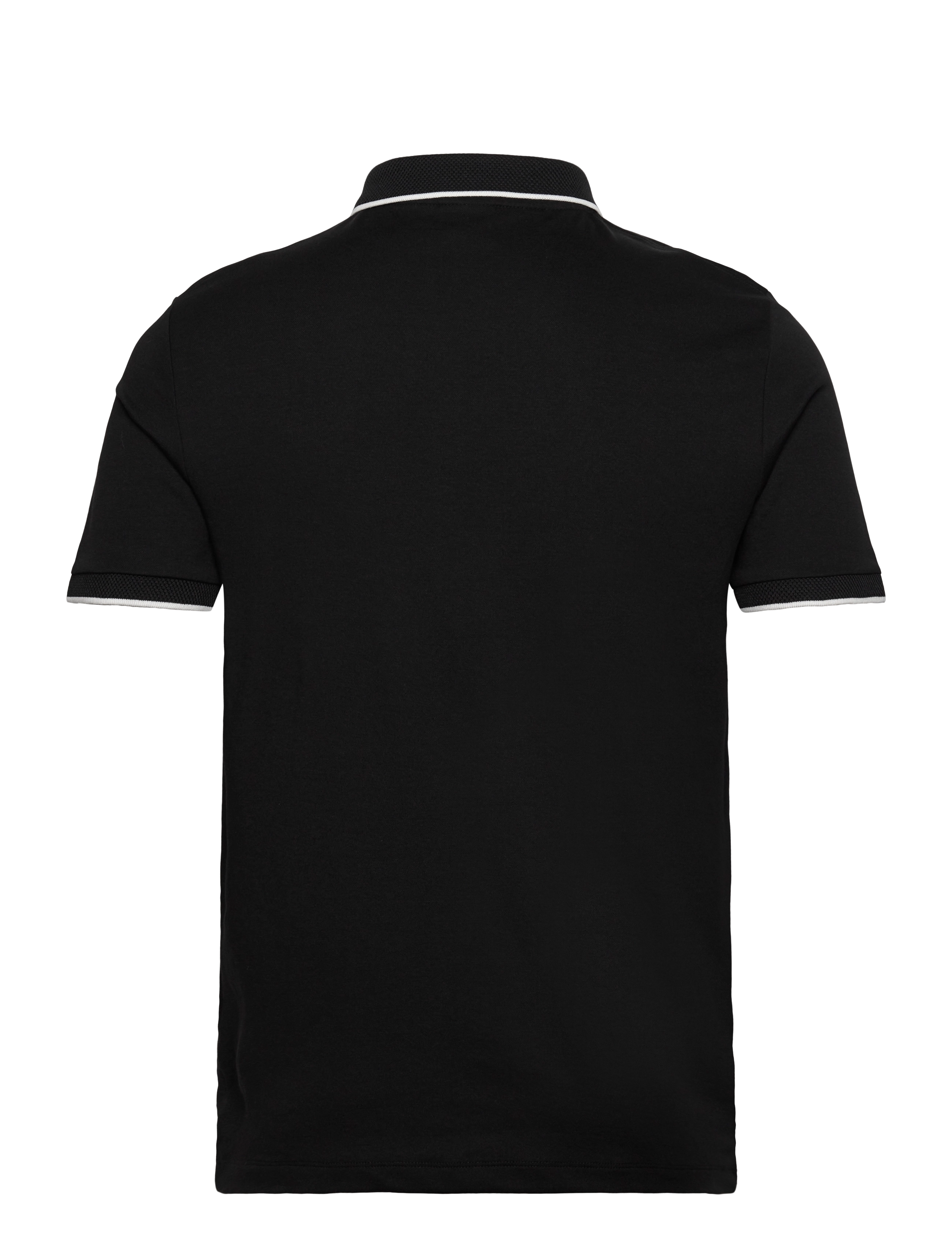 Selected - SLHFAVE SPORT ZIP SS POLO NOOS - polos à manches courtes - black - 2