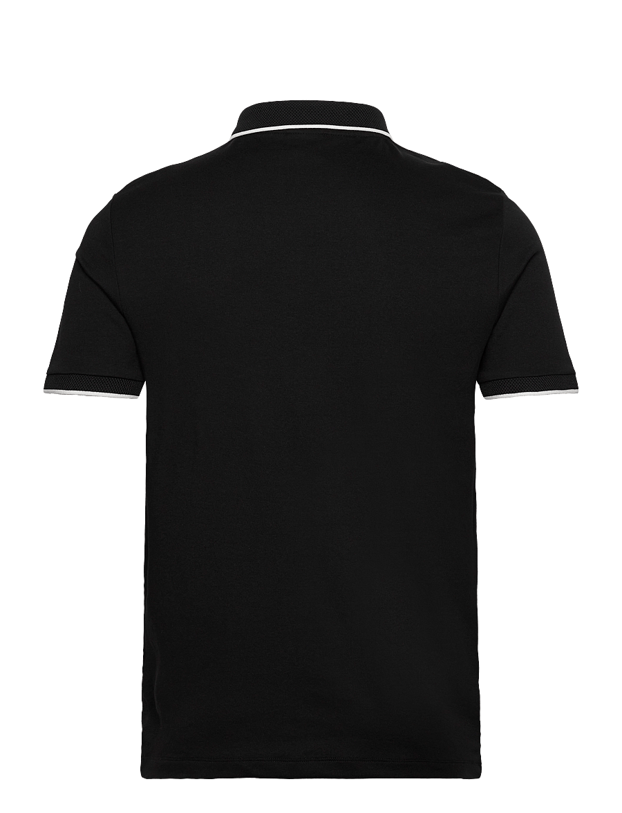 Selected - SLHFAVE SPORT ZIP SS POLO NOOS - polos à manches courtes - black - 2