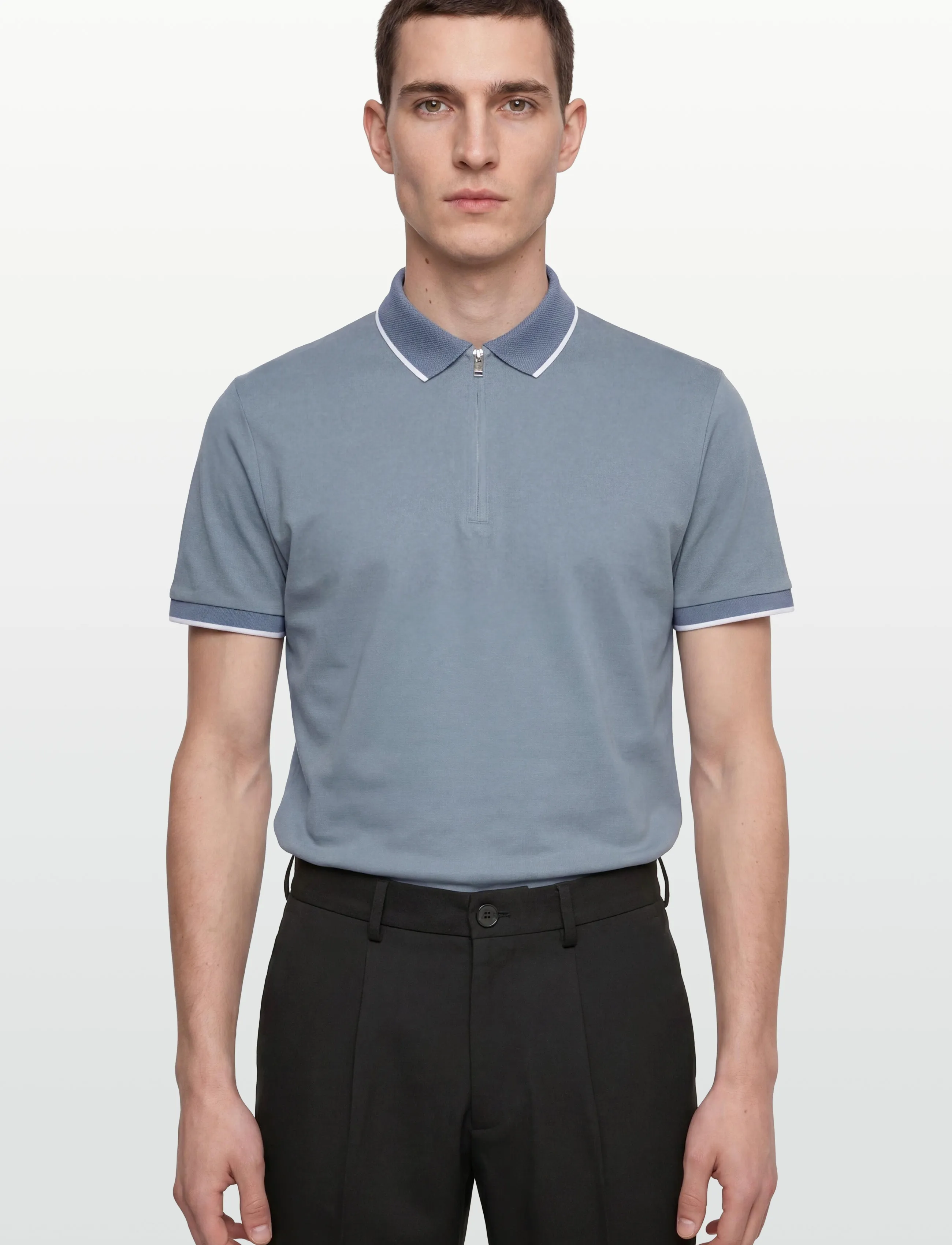 Slhfave Sport Zip Ss Polo Noos 2