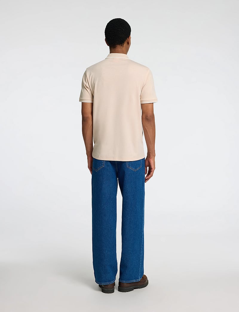 Selected - SLHFAVE SPORT ZIP SS POLO NOOS - kurzärmelig - oatmeal - 3
