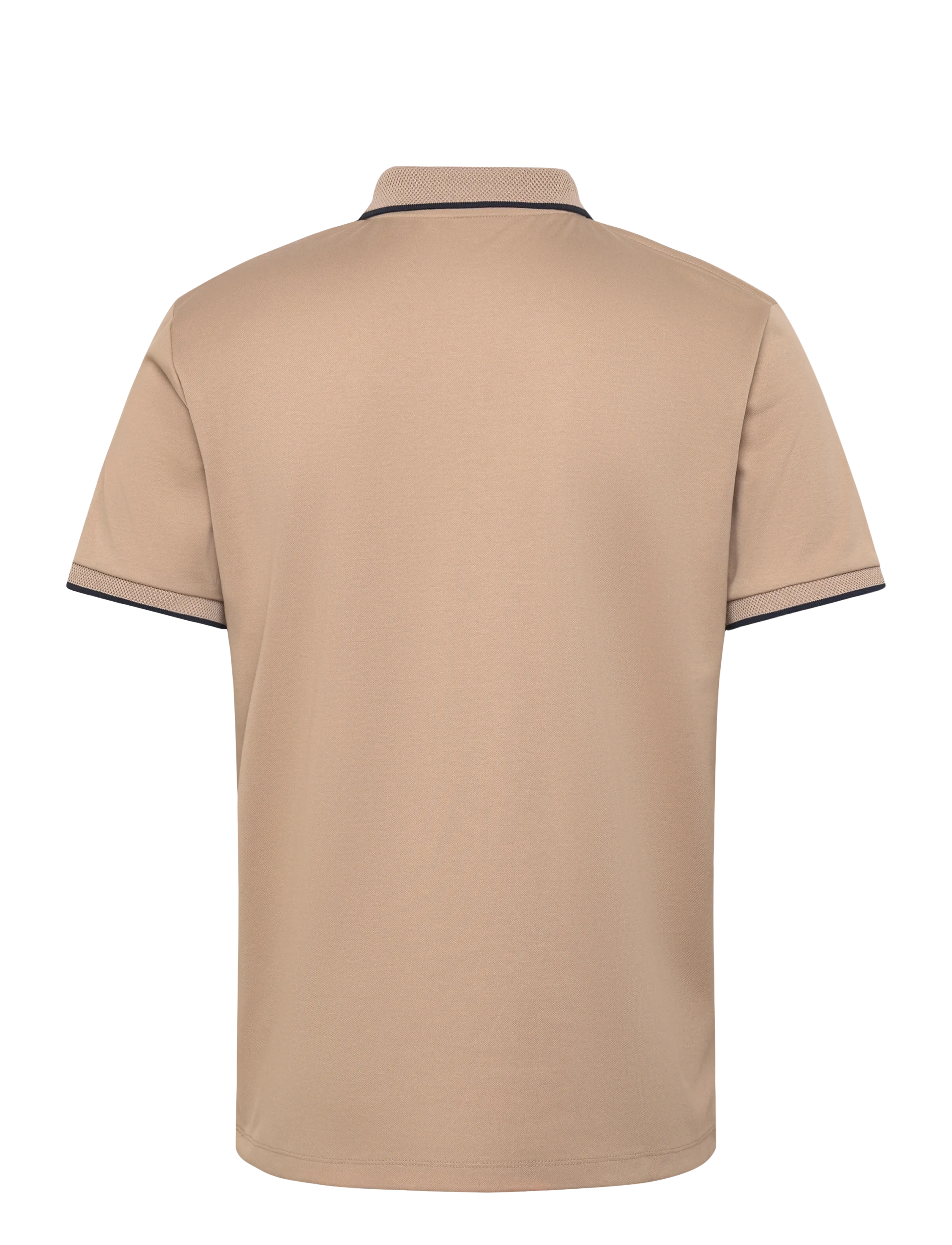 Selected - SLHFAVE SPORT ZIP SS POLO NOOS - kortærmede poloer - savannah tan - 2