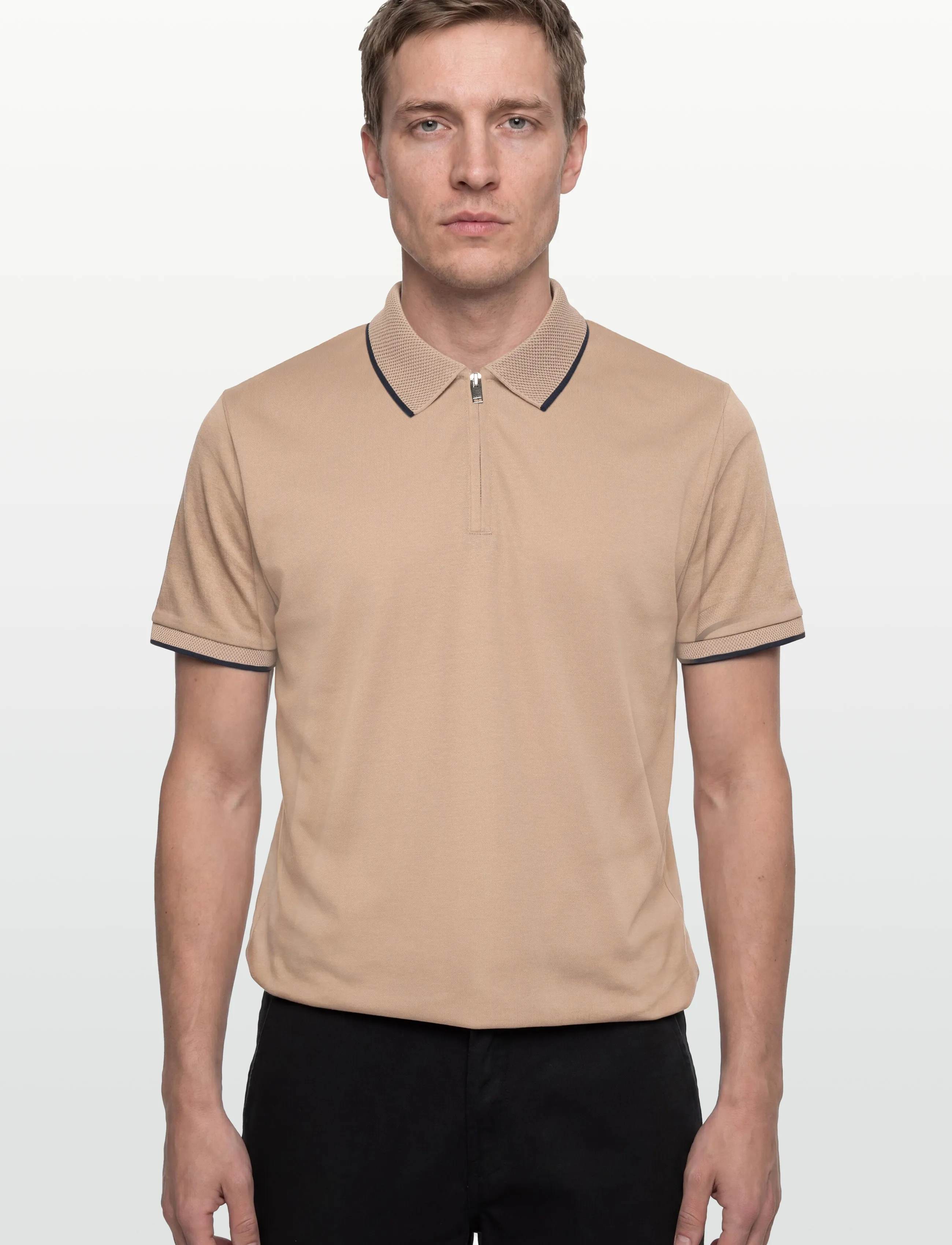 Slhfave Sport Zip Ss Polo Noos 2